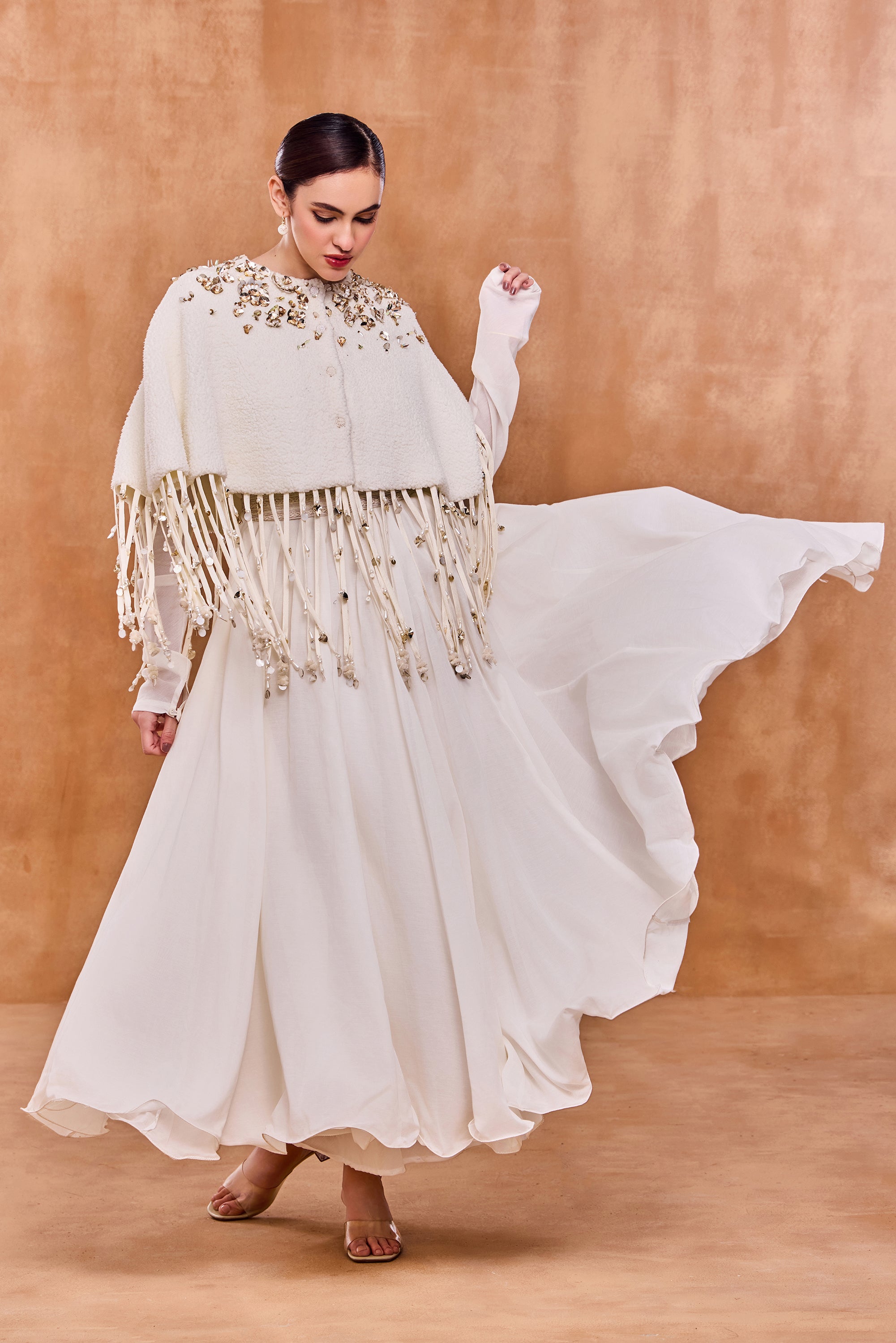 Orsylia Embellished Cape