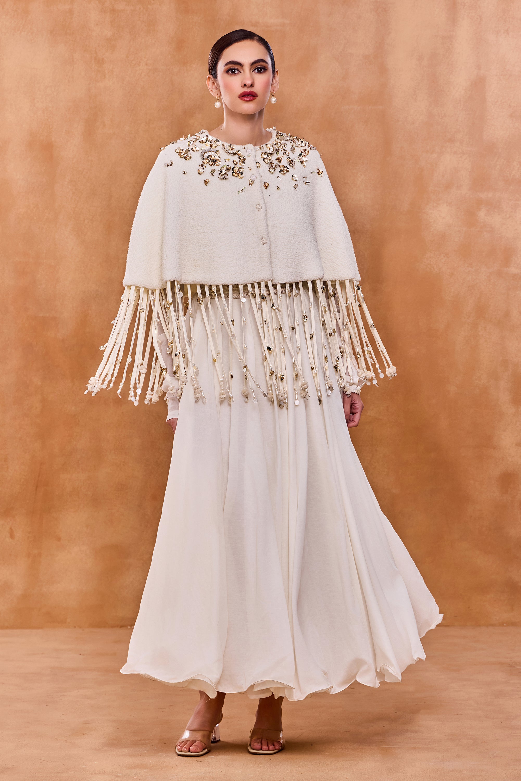 Orsylia Embellished Cape