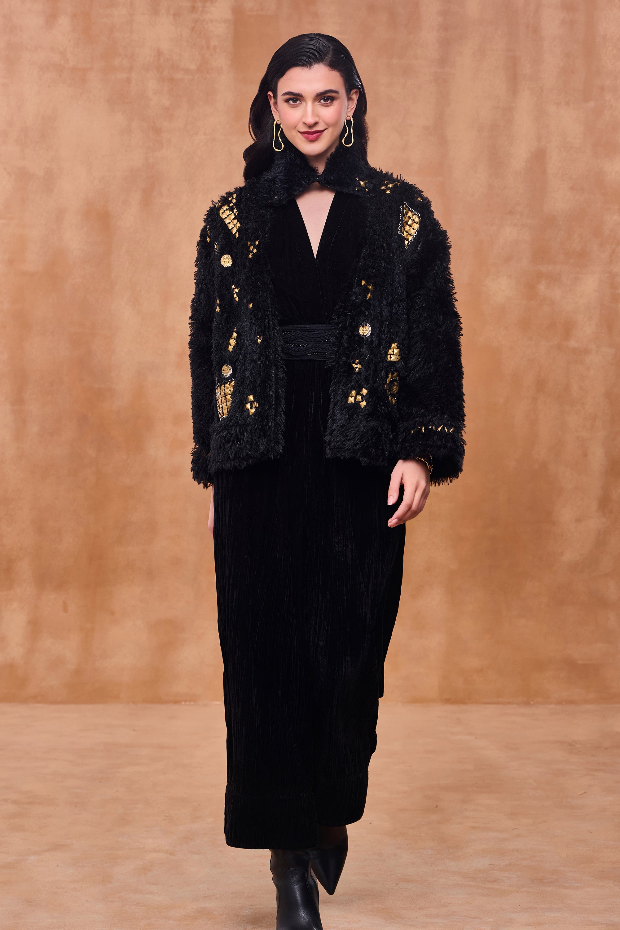 Maritzae Short Jacket & Embellished Jumpsuit