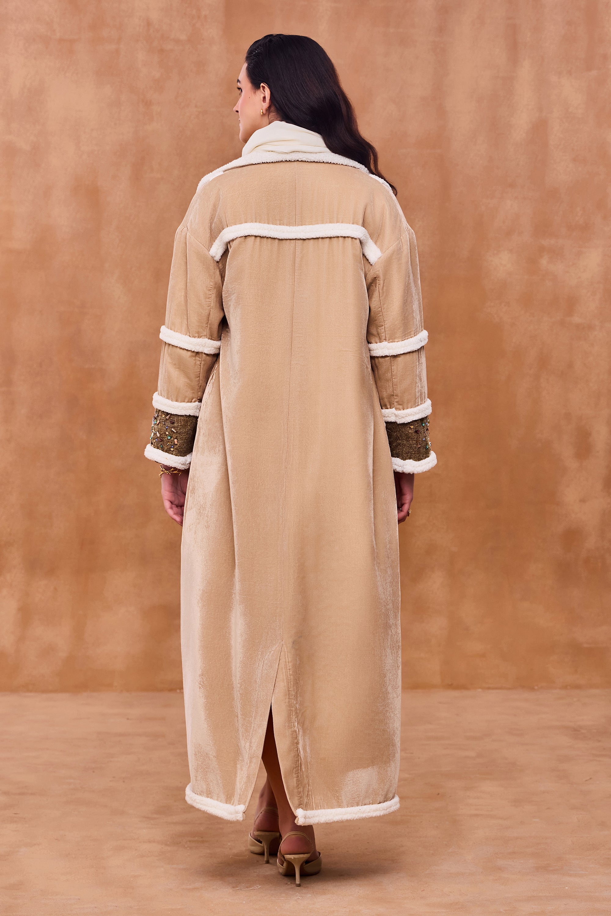 Evaleah Embellished Long Jacket