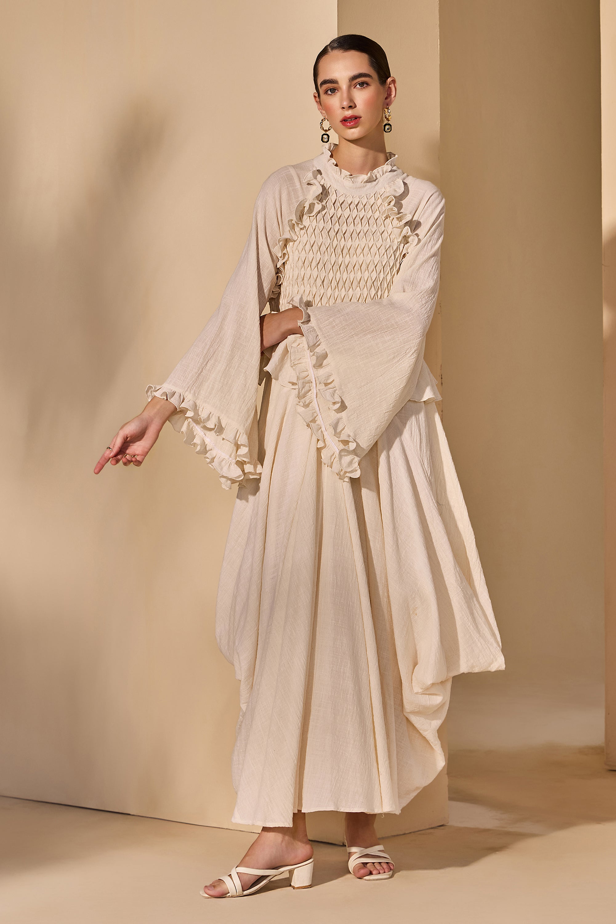 Maelynn Cotton Slub Dress