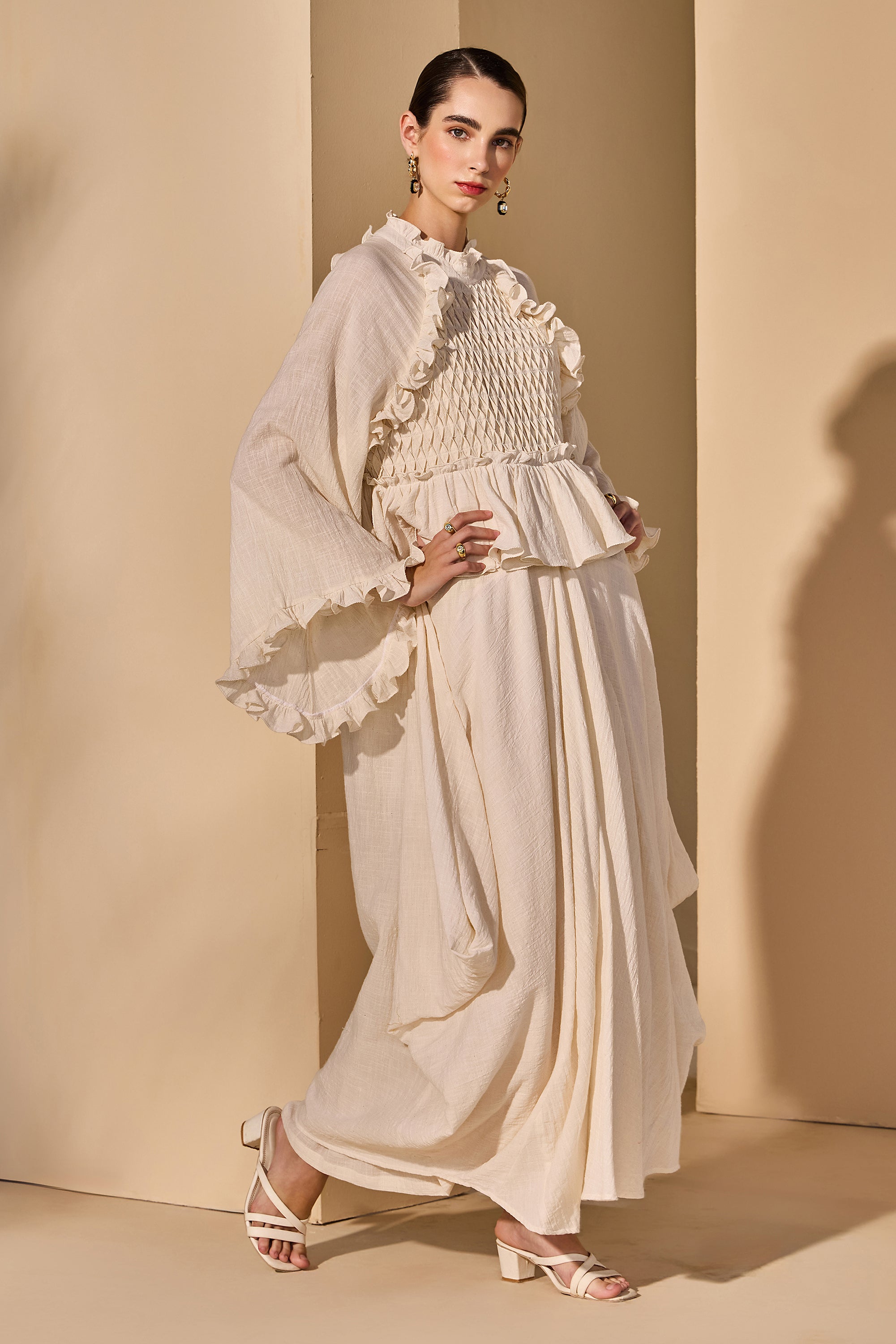 Maelynn Cotton Slub Dress