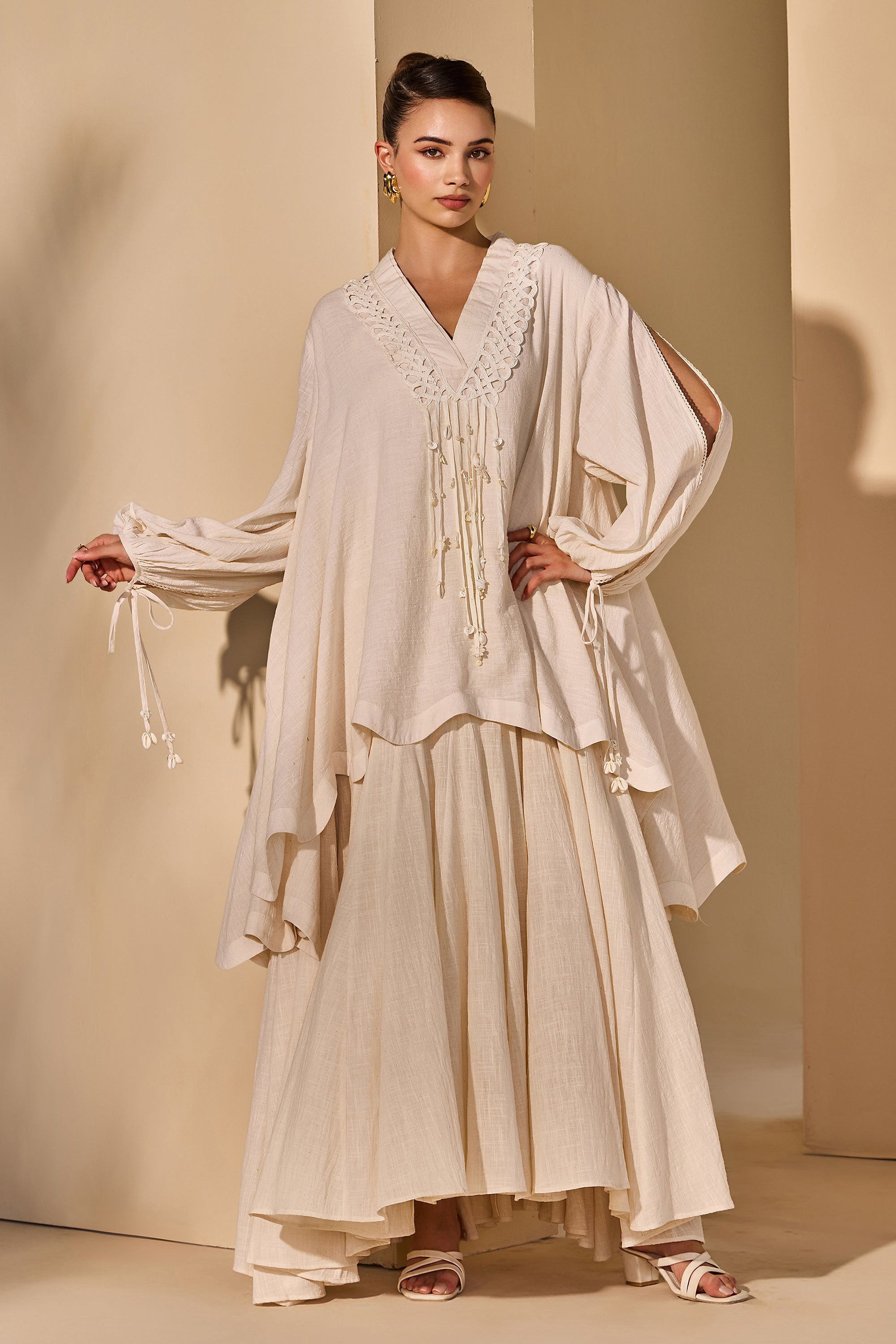 Hanneli Cotton Slub Dress