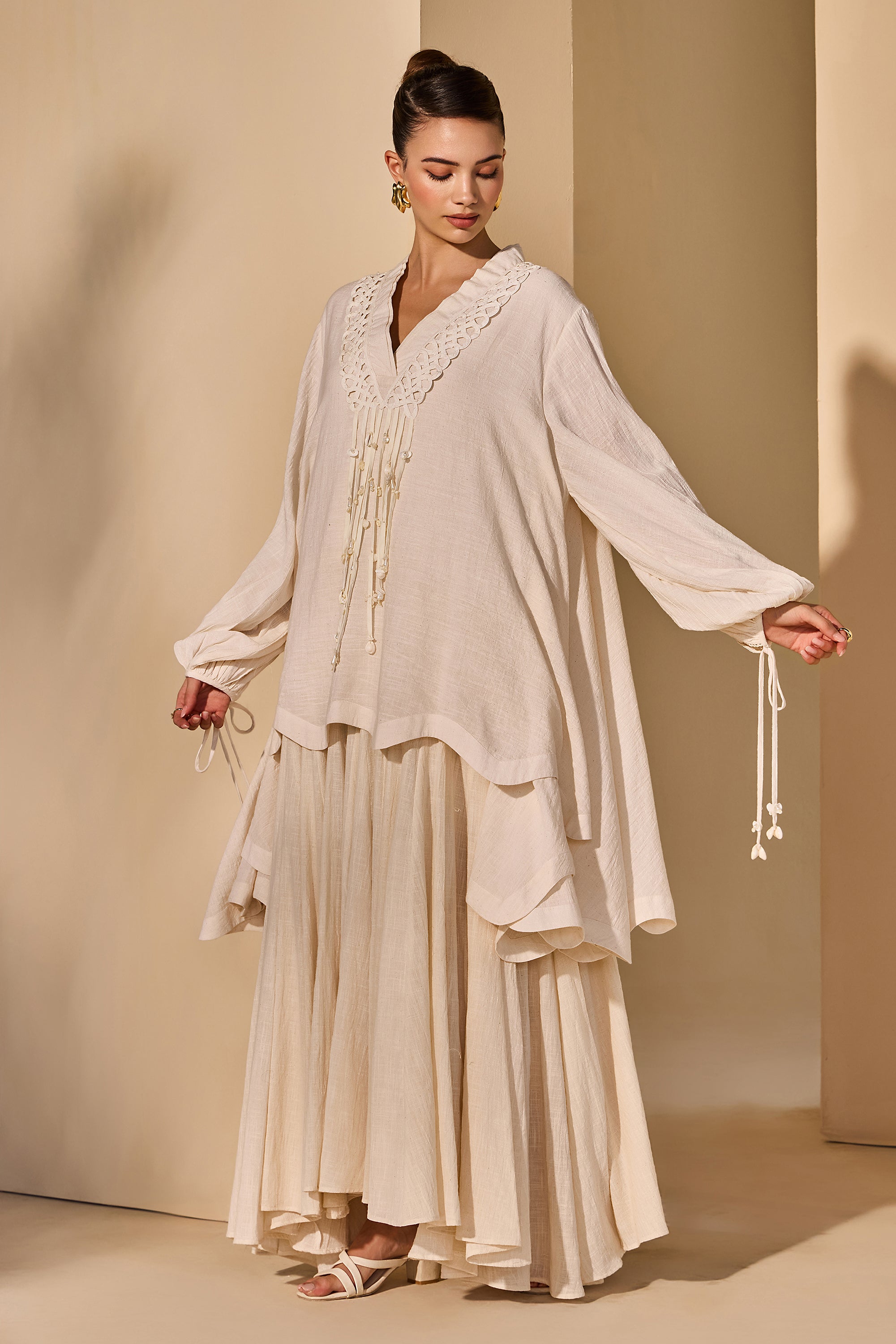 Hanneli Cotton Slub Dress