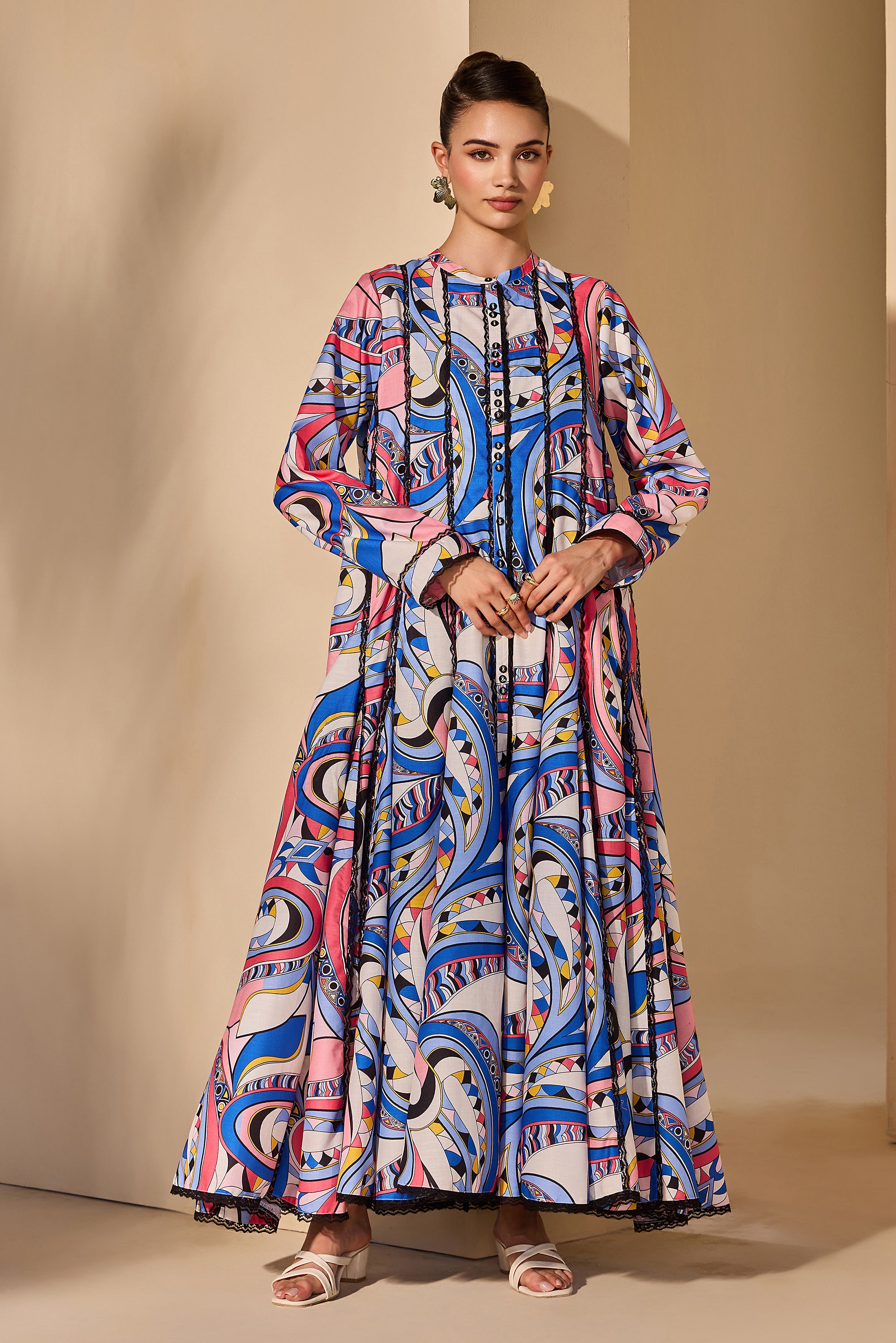 Noralise Cotton Printed Dress