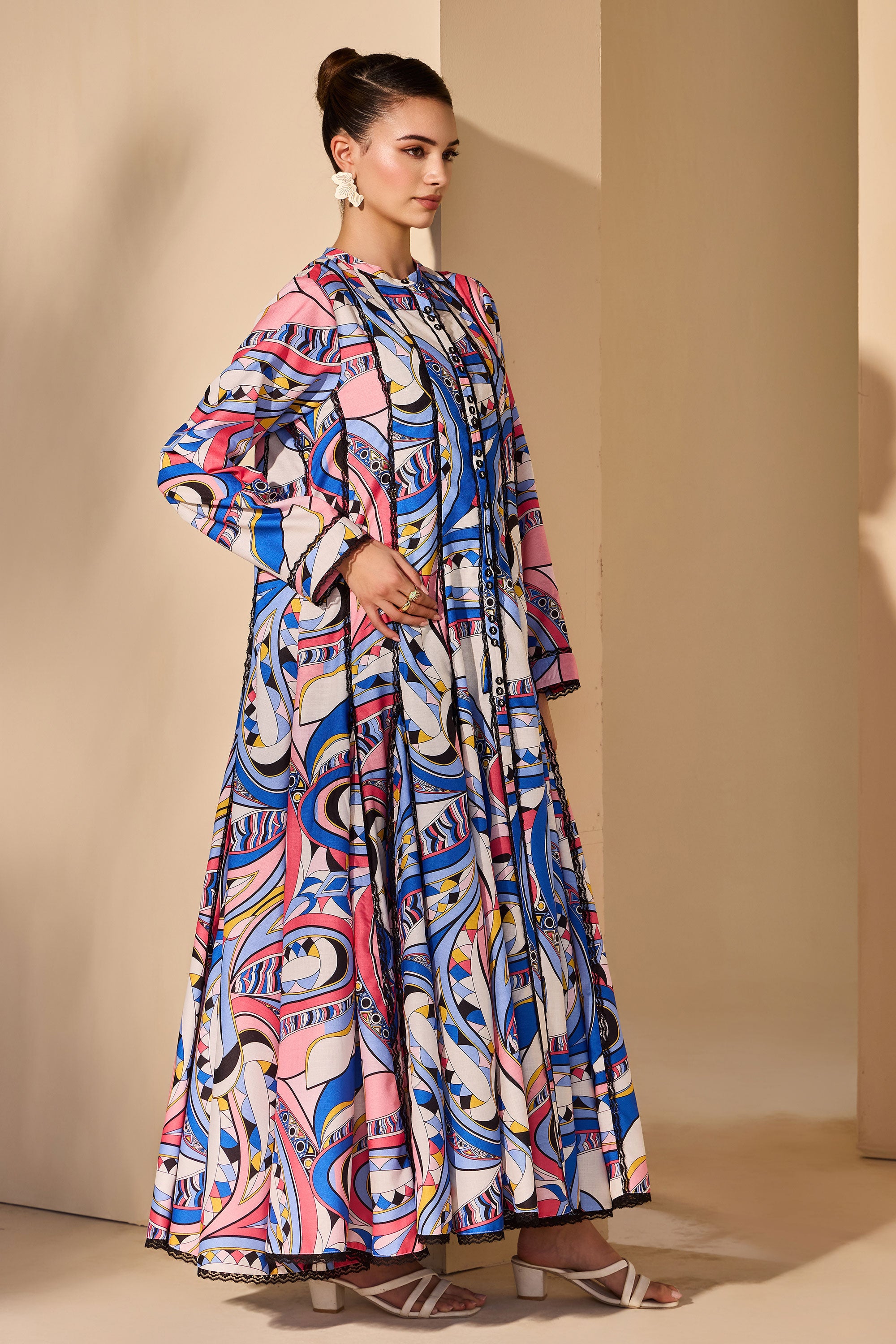 Noralise Cotton Printed Dress