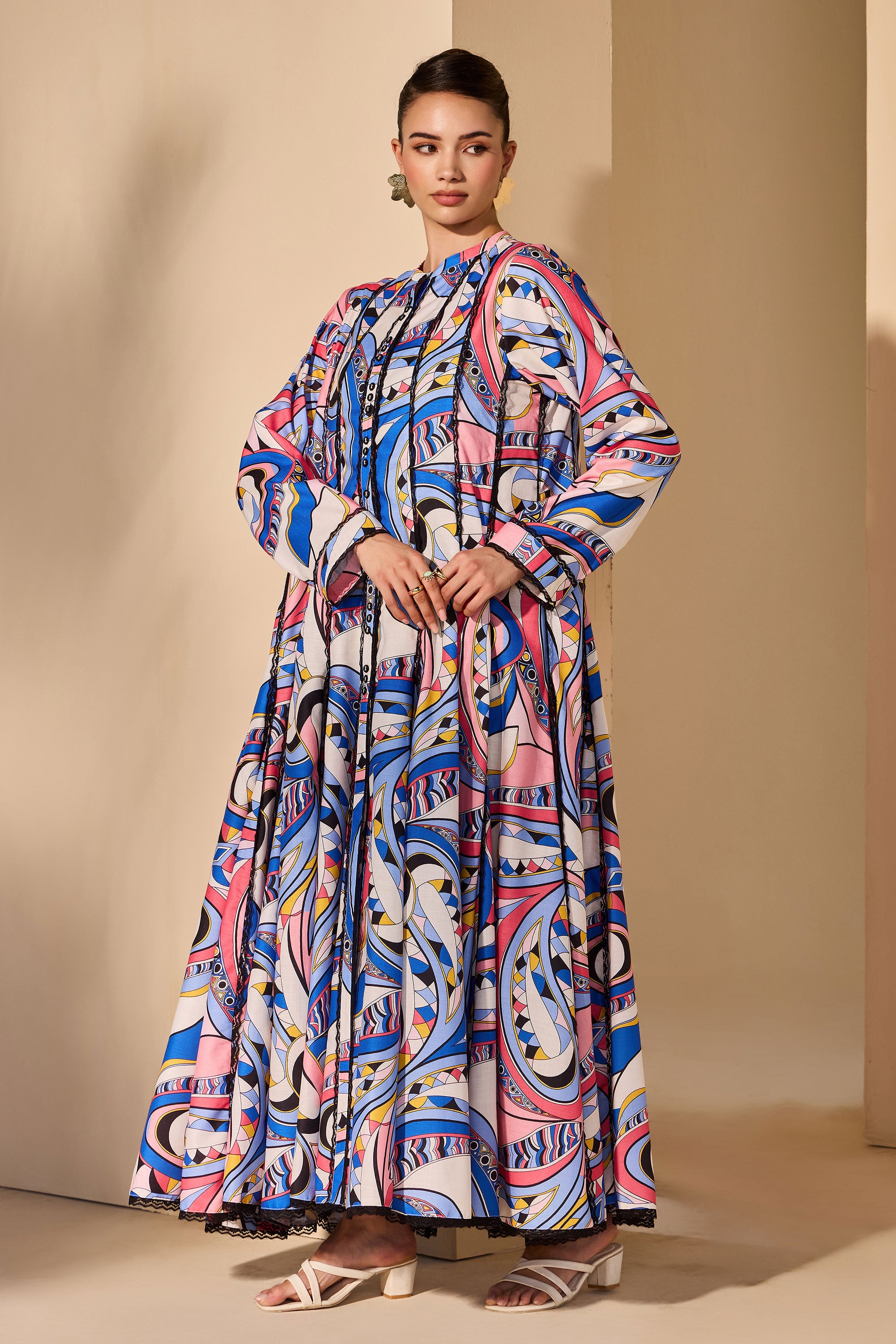 Noralise Cotton Printed Dress