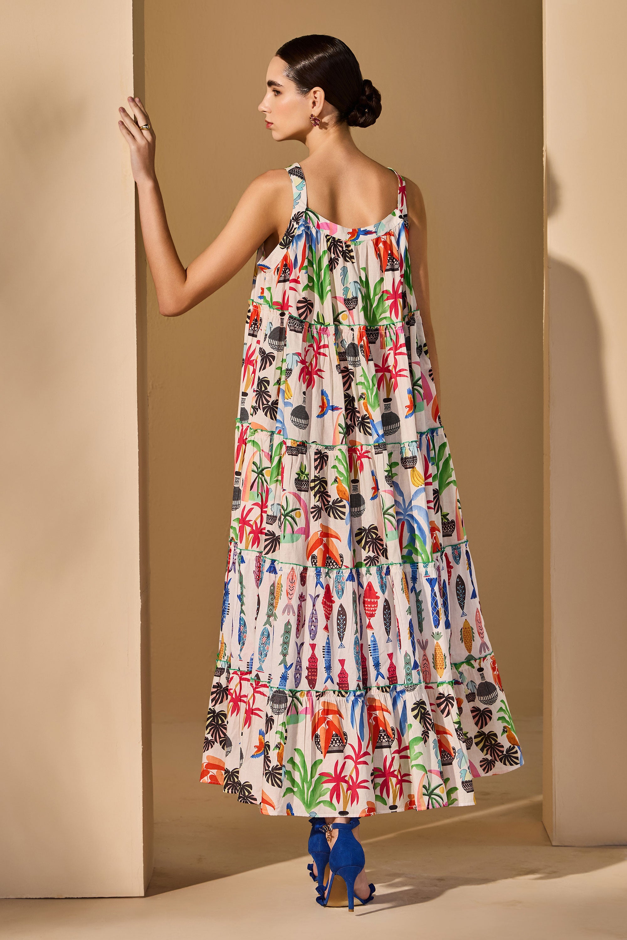 Dorotea Cotton Printed Dress