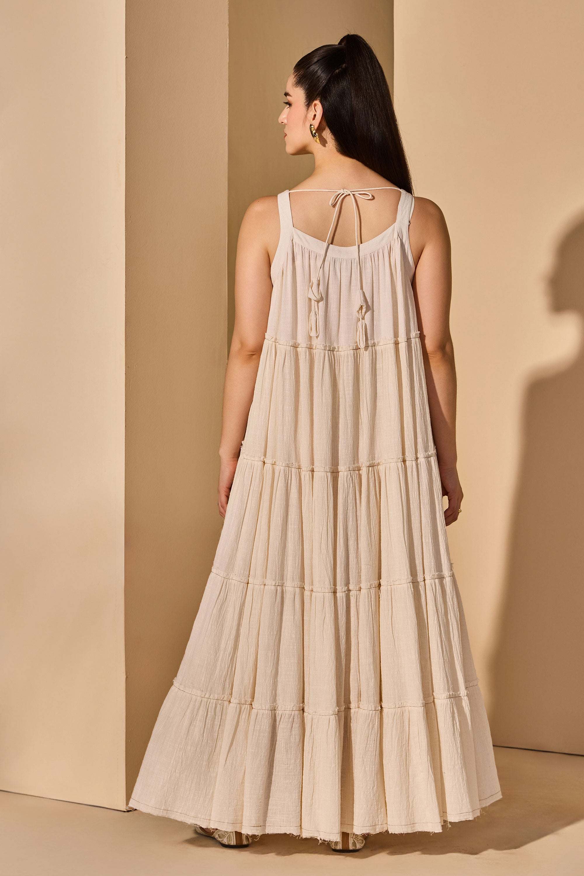 Freyana Cotton Slub Dress