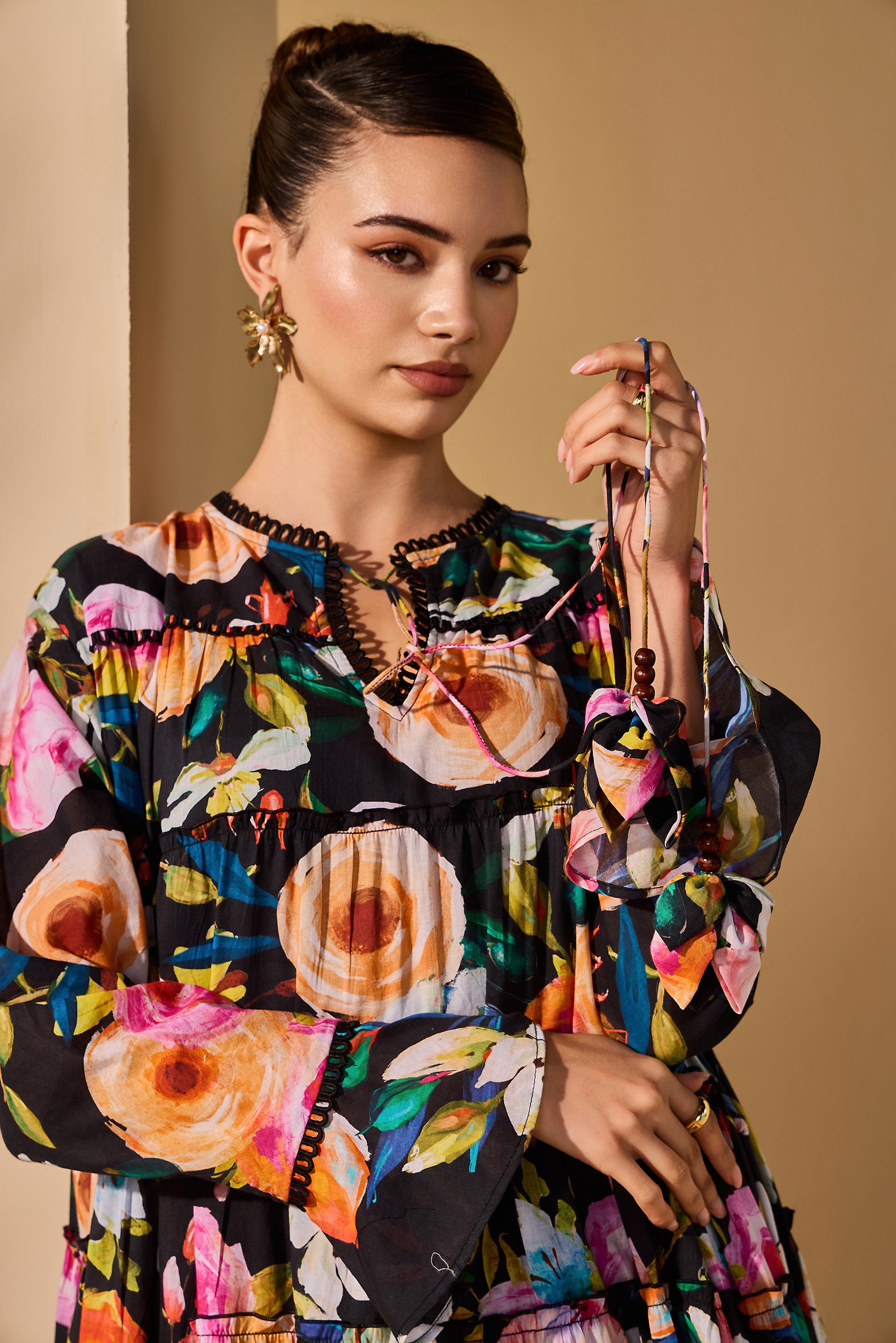 Janikka Cotton Printed Dress