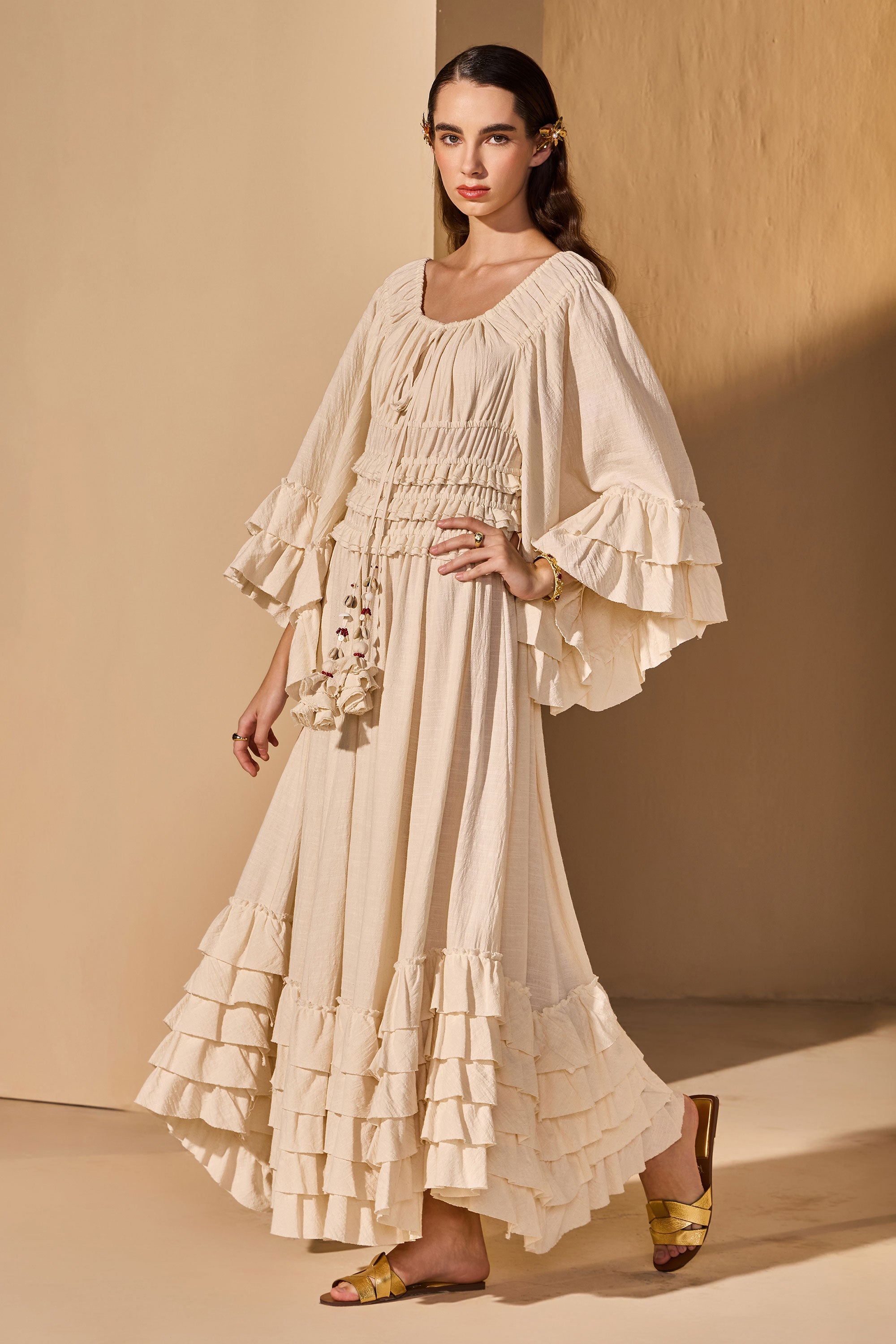 Evalette Cotton Slub Dress
