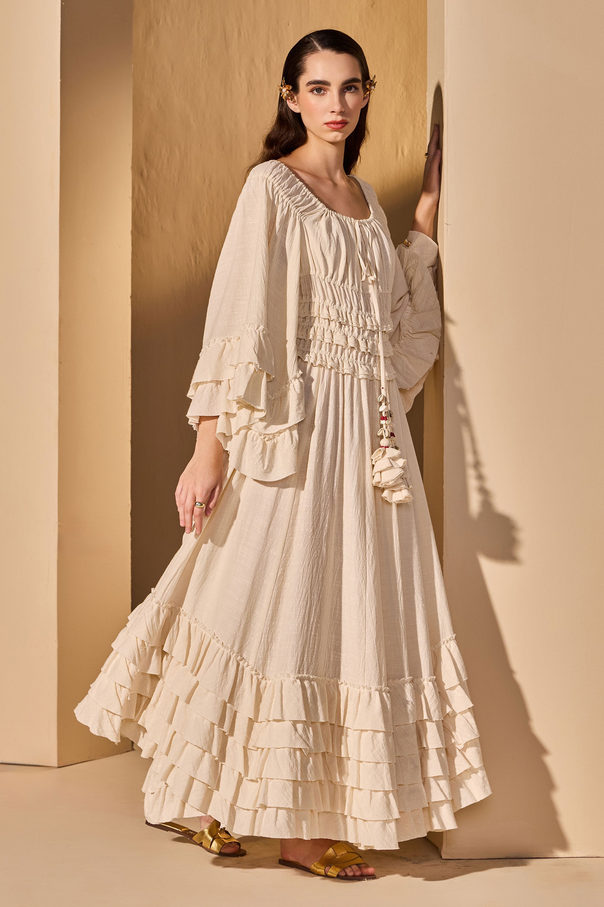 Evalette Cotton Slub Dress