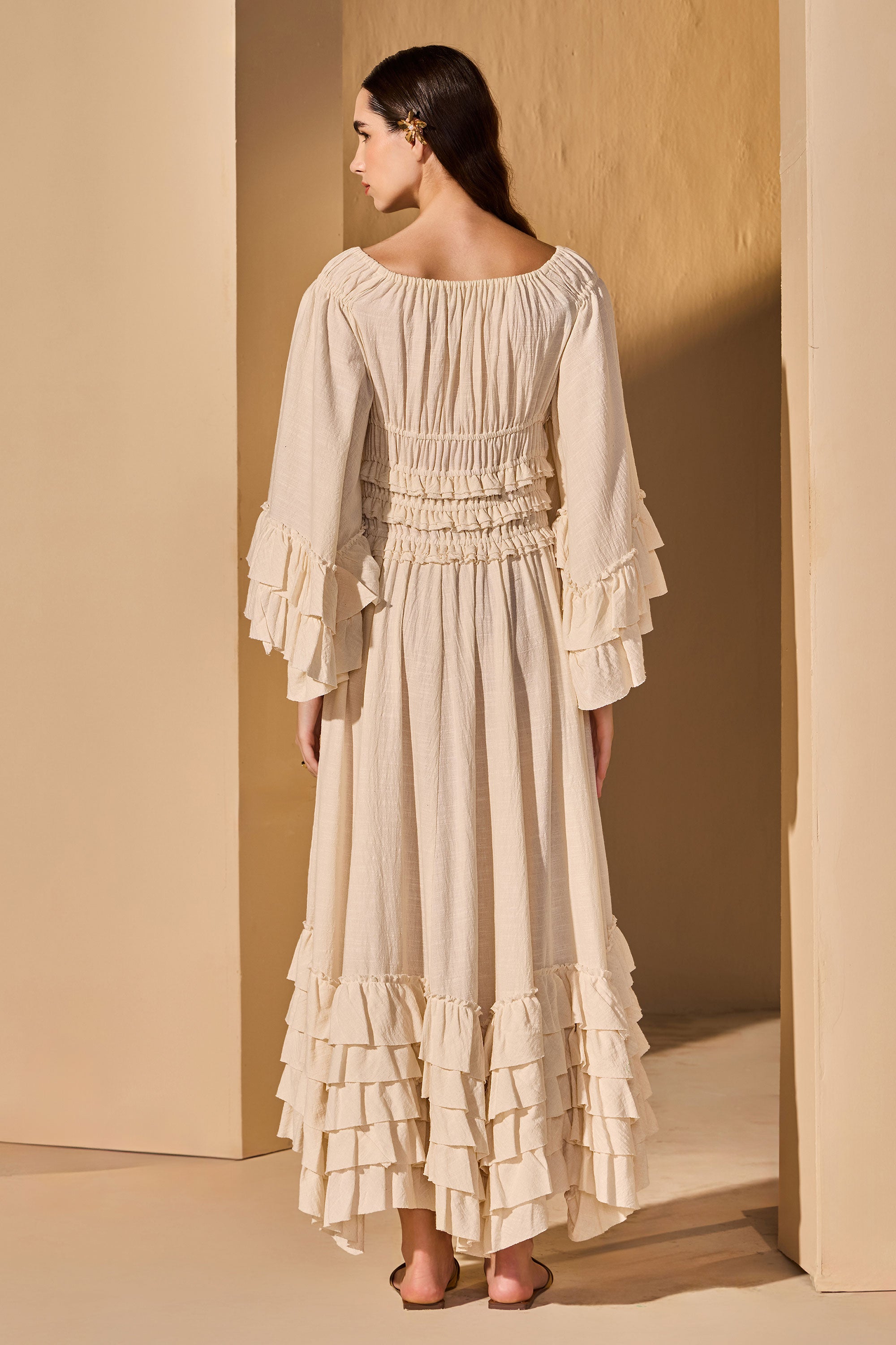 Evalette Cotton Slub Dress