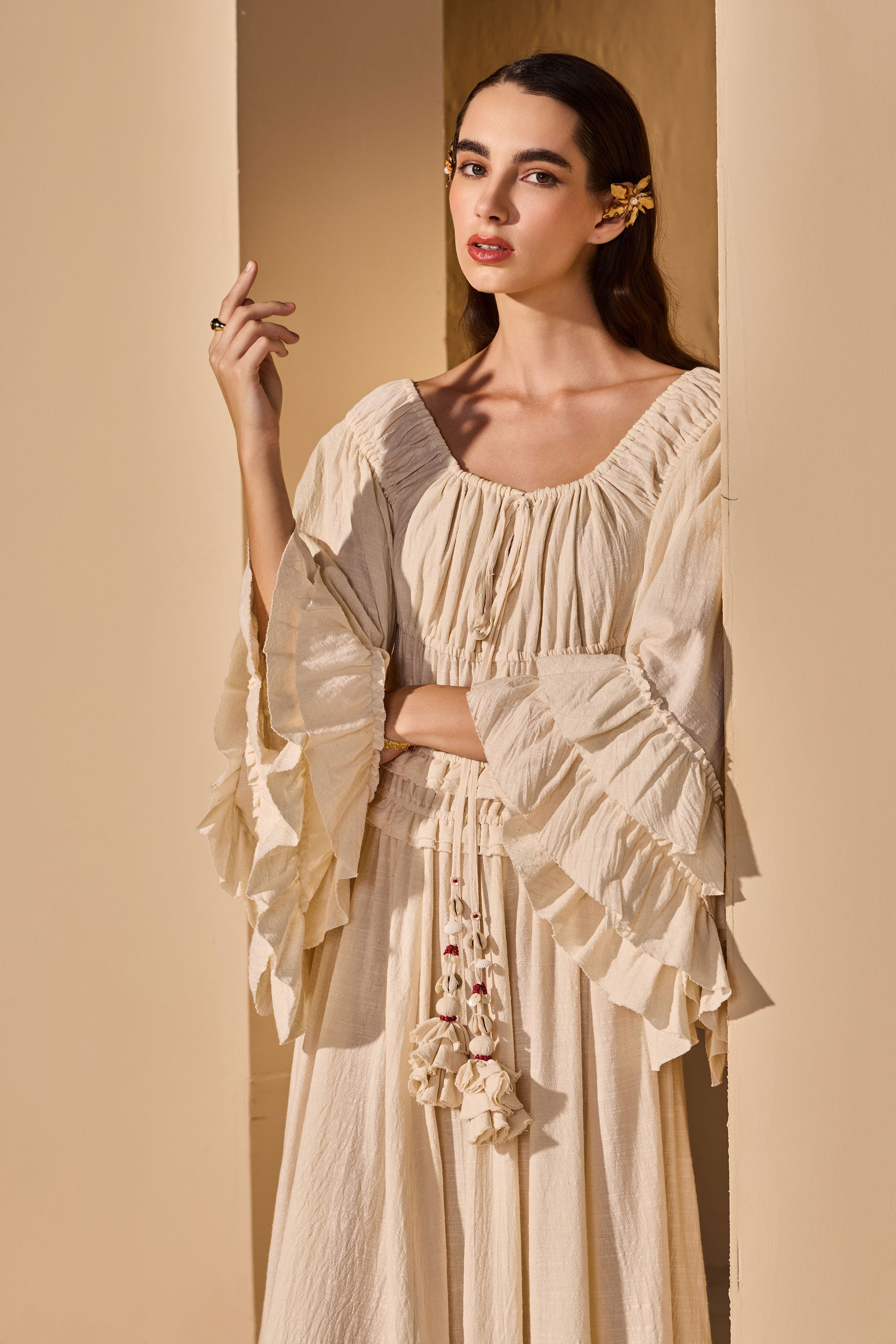 Evalette Cotton Slub Dress