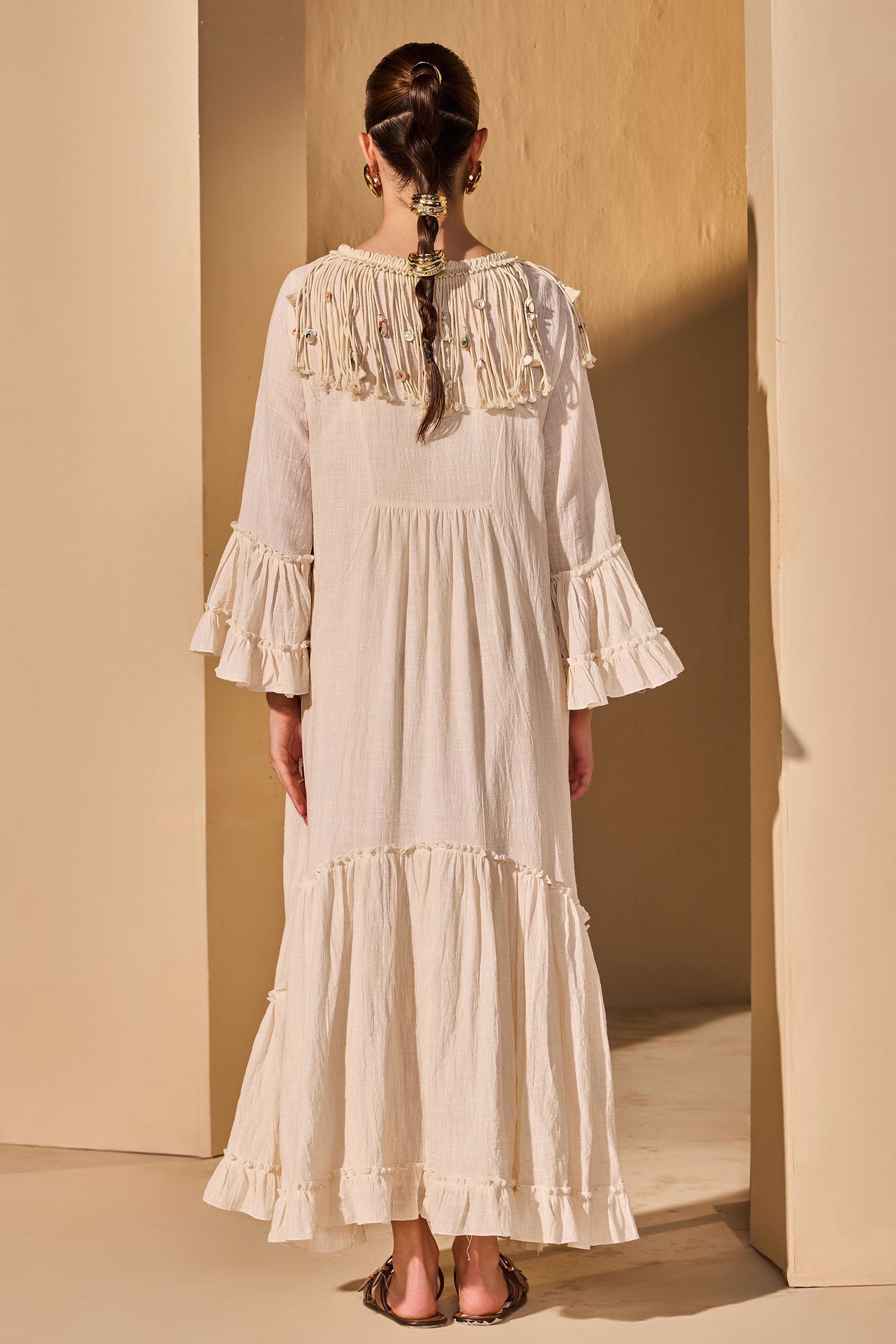Calindra Cotton Slub Dress