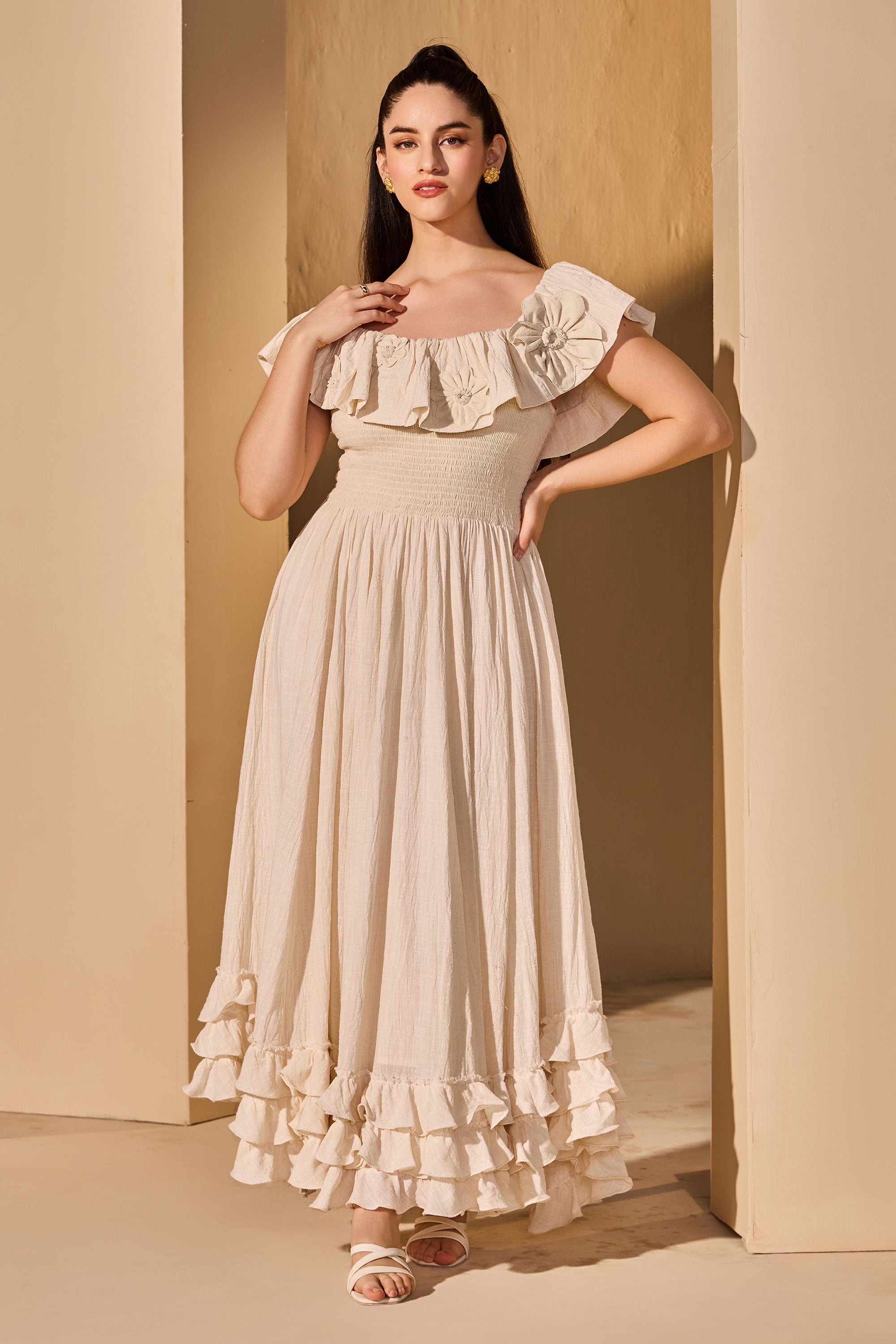 Orielle Cotton Slub Dress