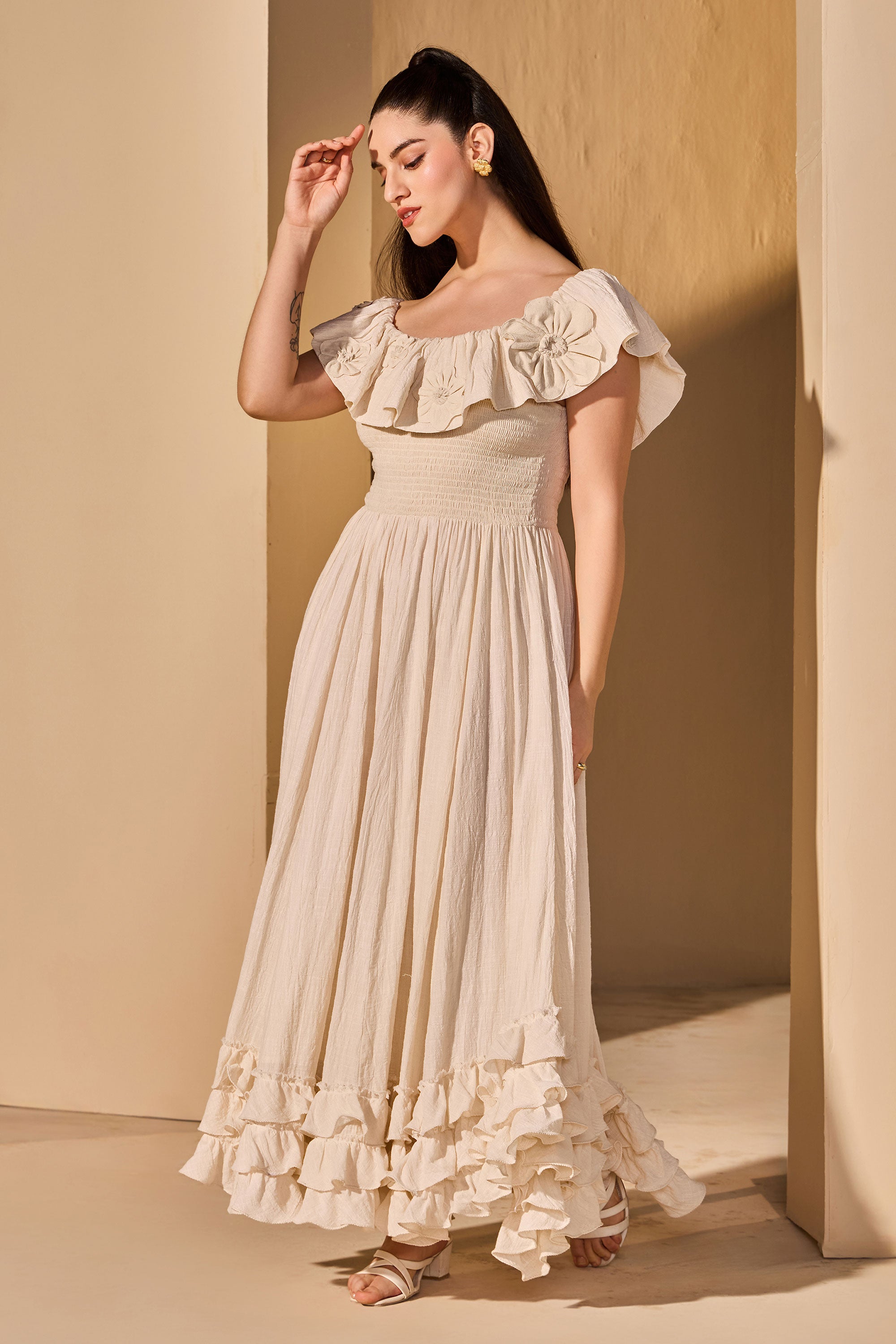 Orielle Cotton Slub Dress