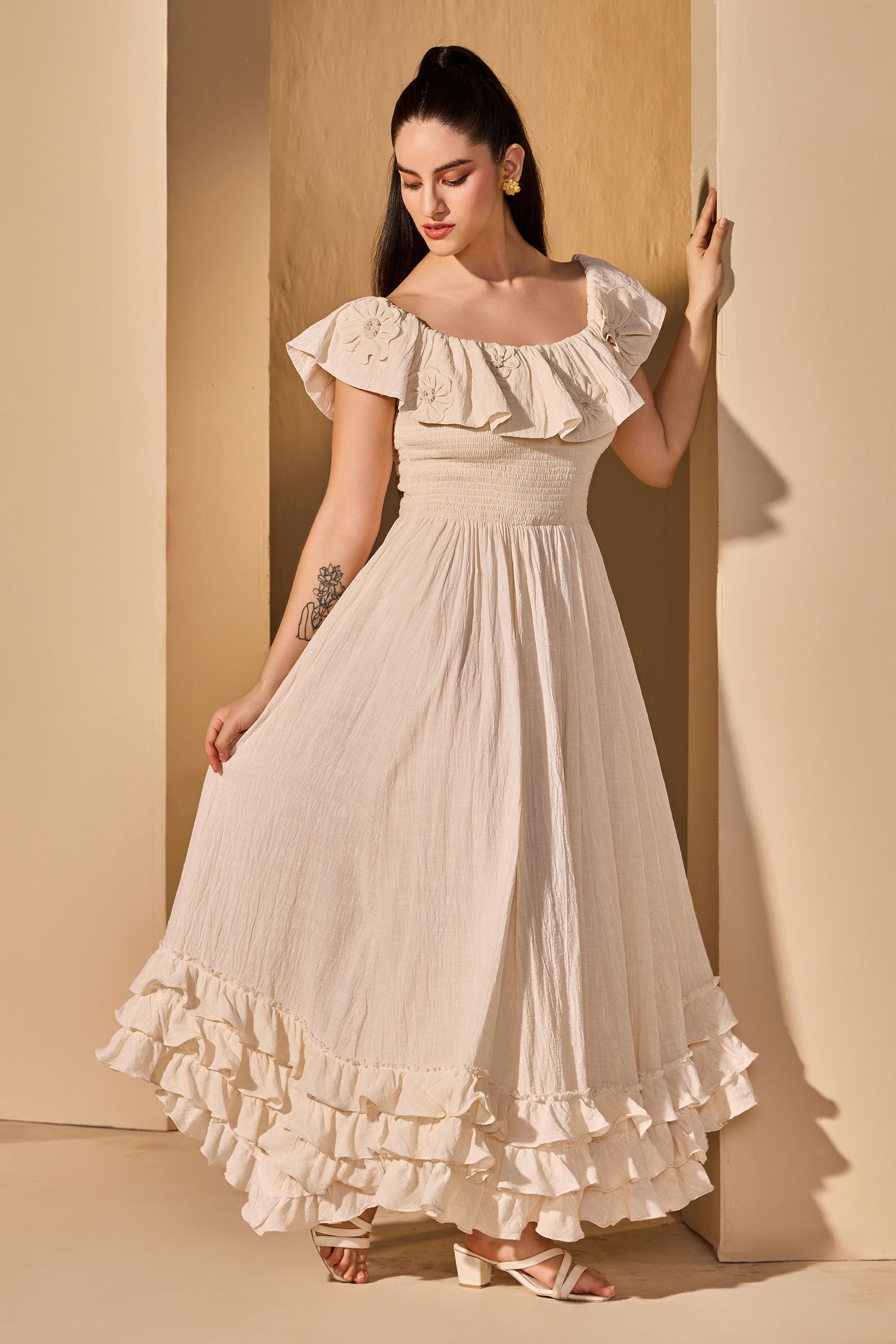 Orielle Cotton Slub Dress