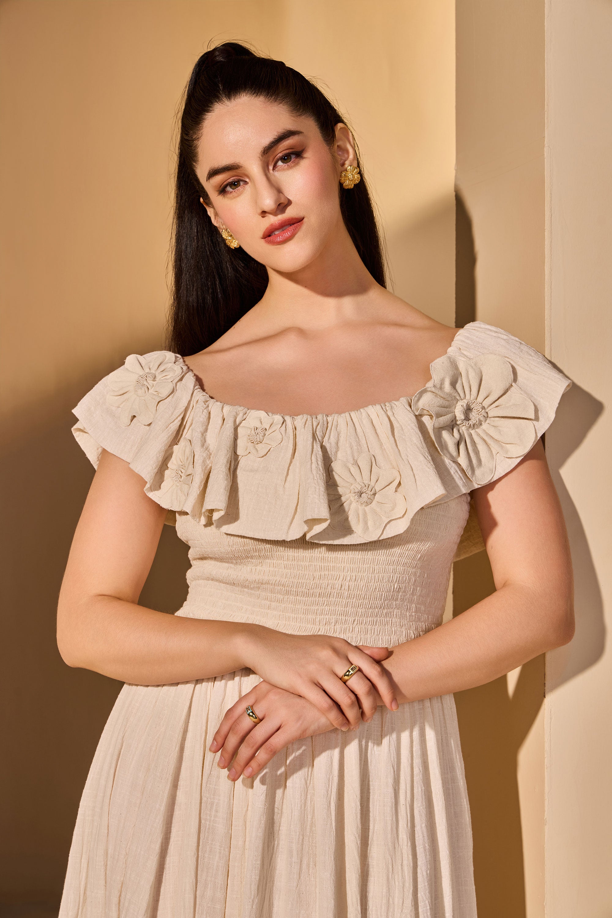 Orielle Cotton Slub Dress