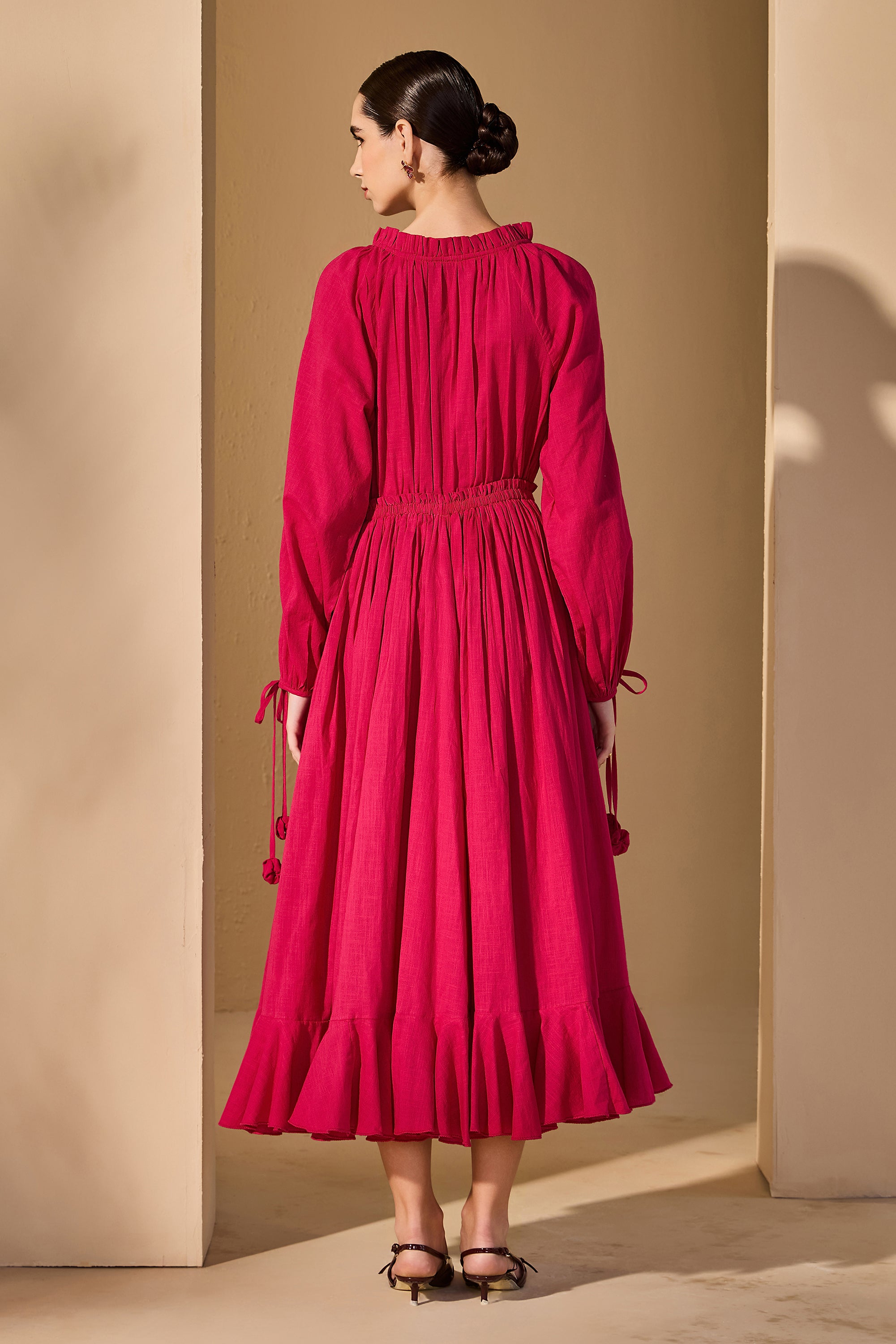 Ginevra Cotton Slub Dress