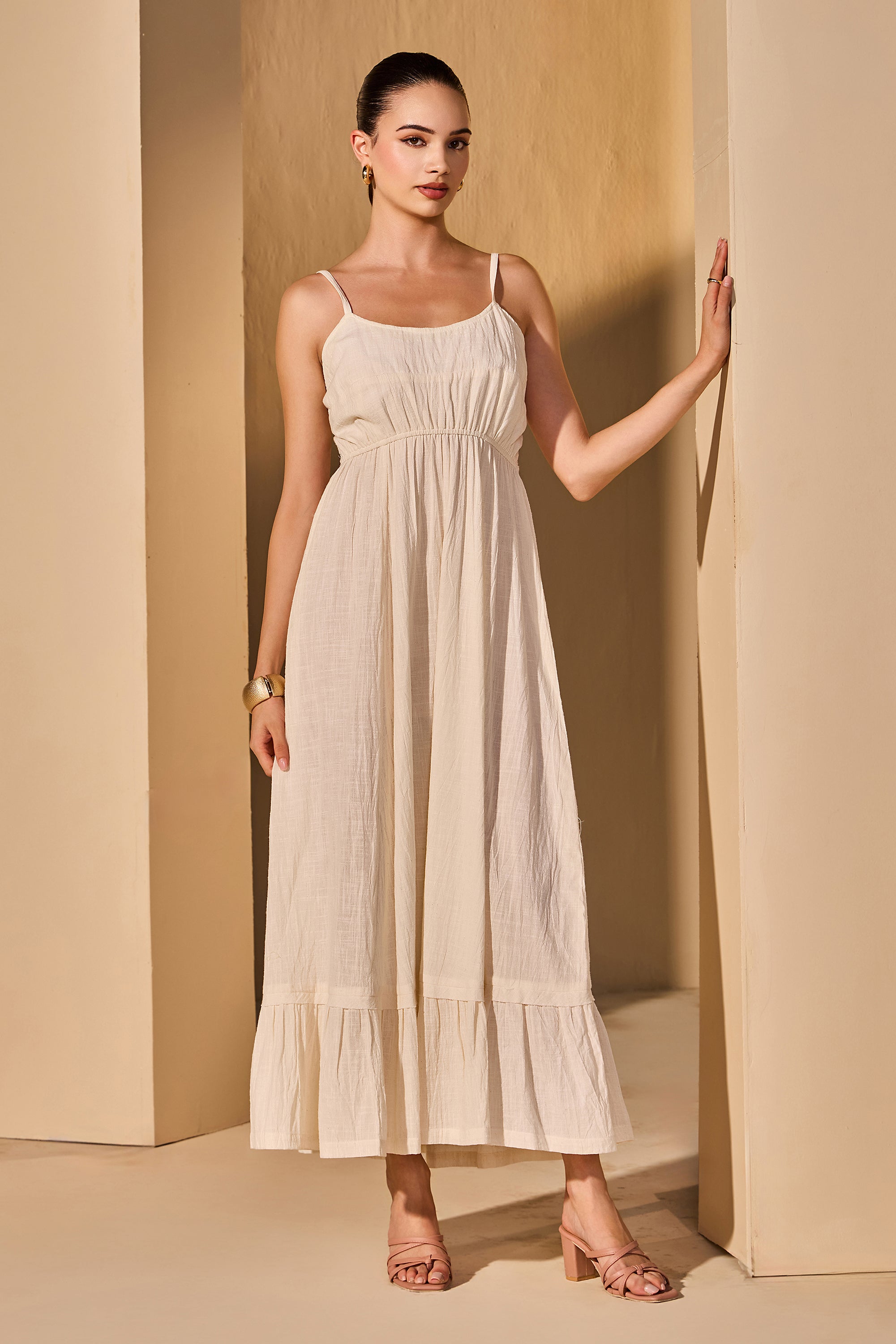 Evodie Cotton Slub Dress