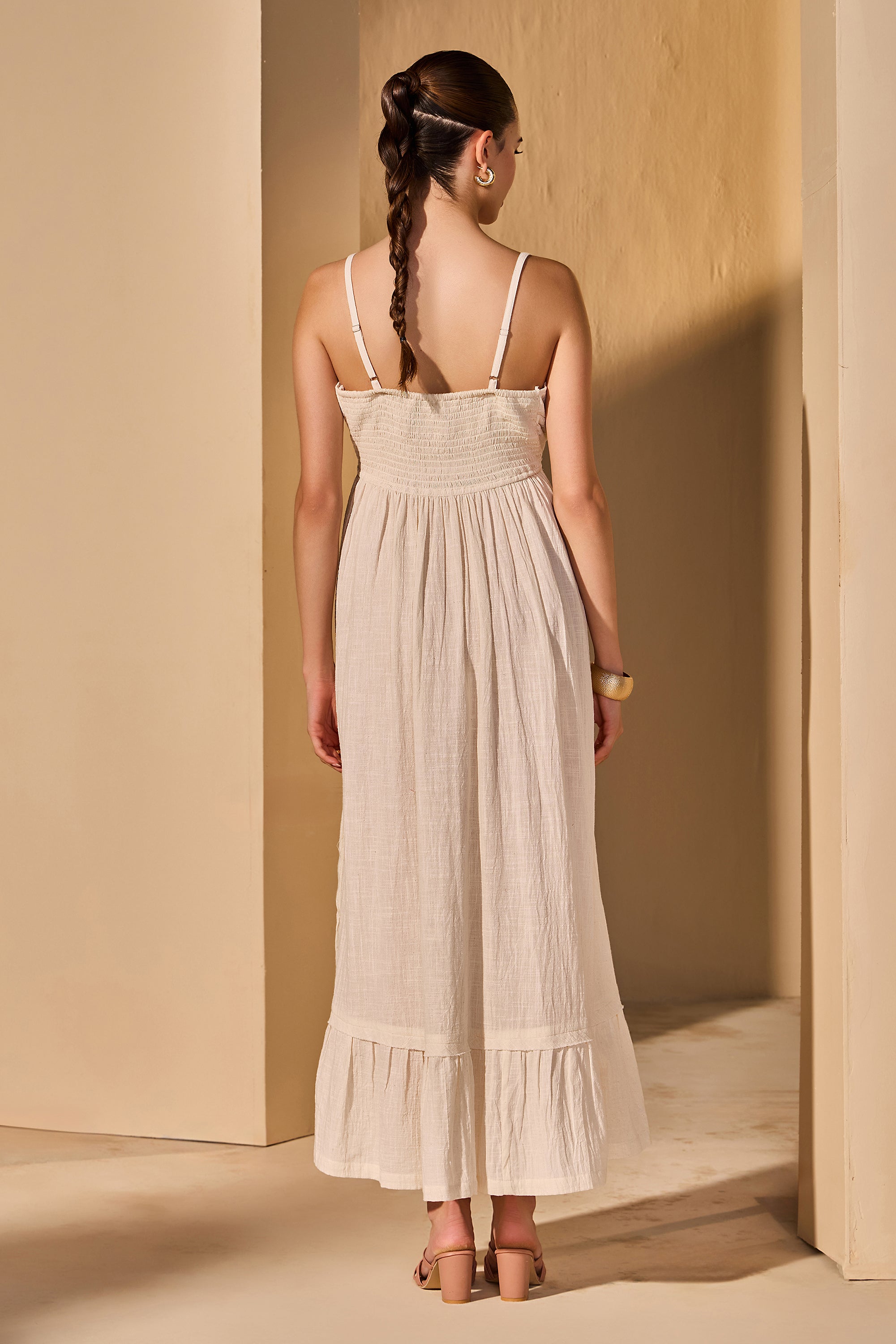 Evodie Cotton Slub Dress