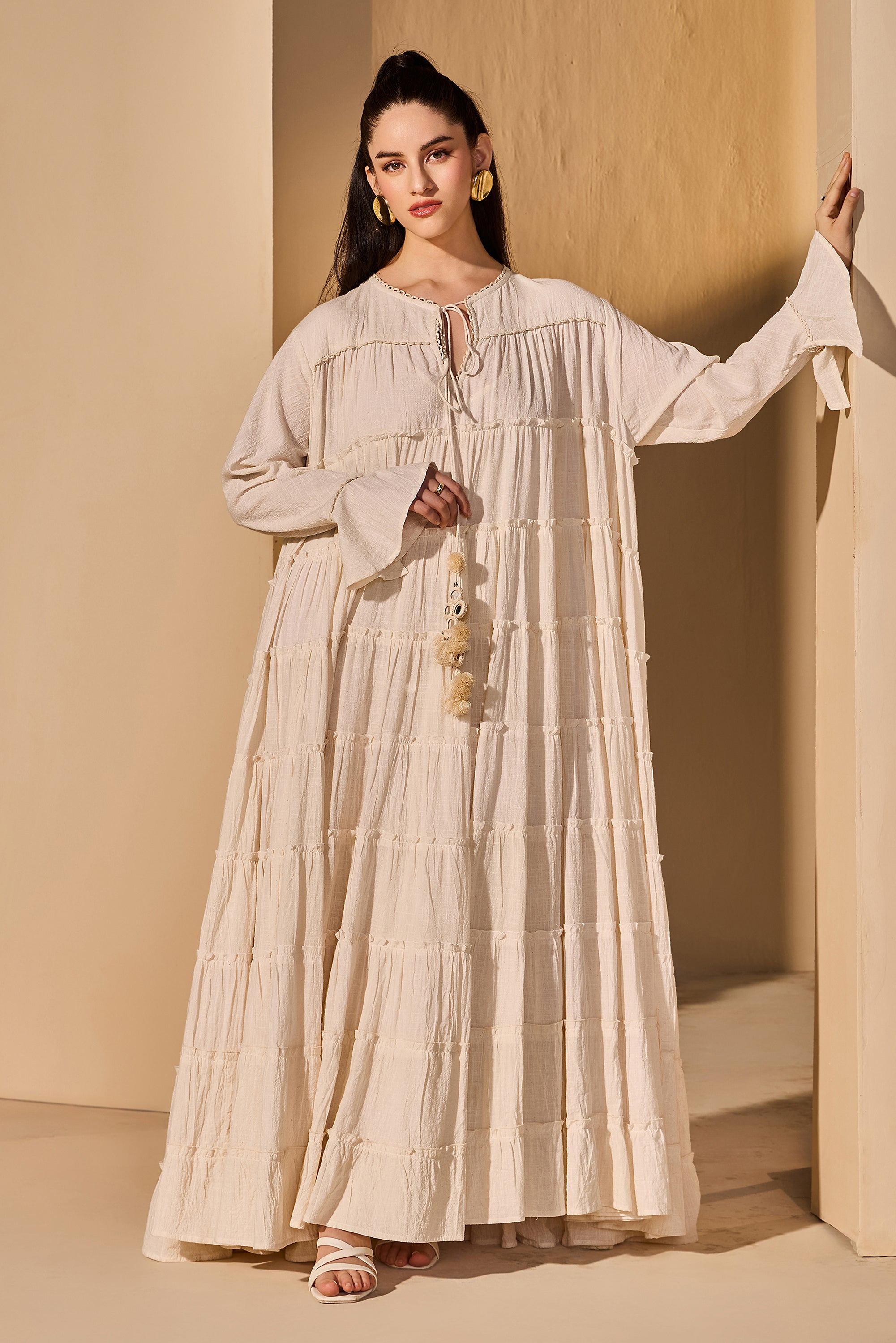 Iridessa Cotton Slub Dress