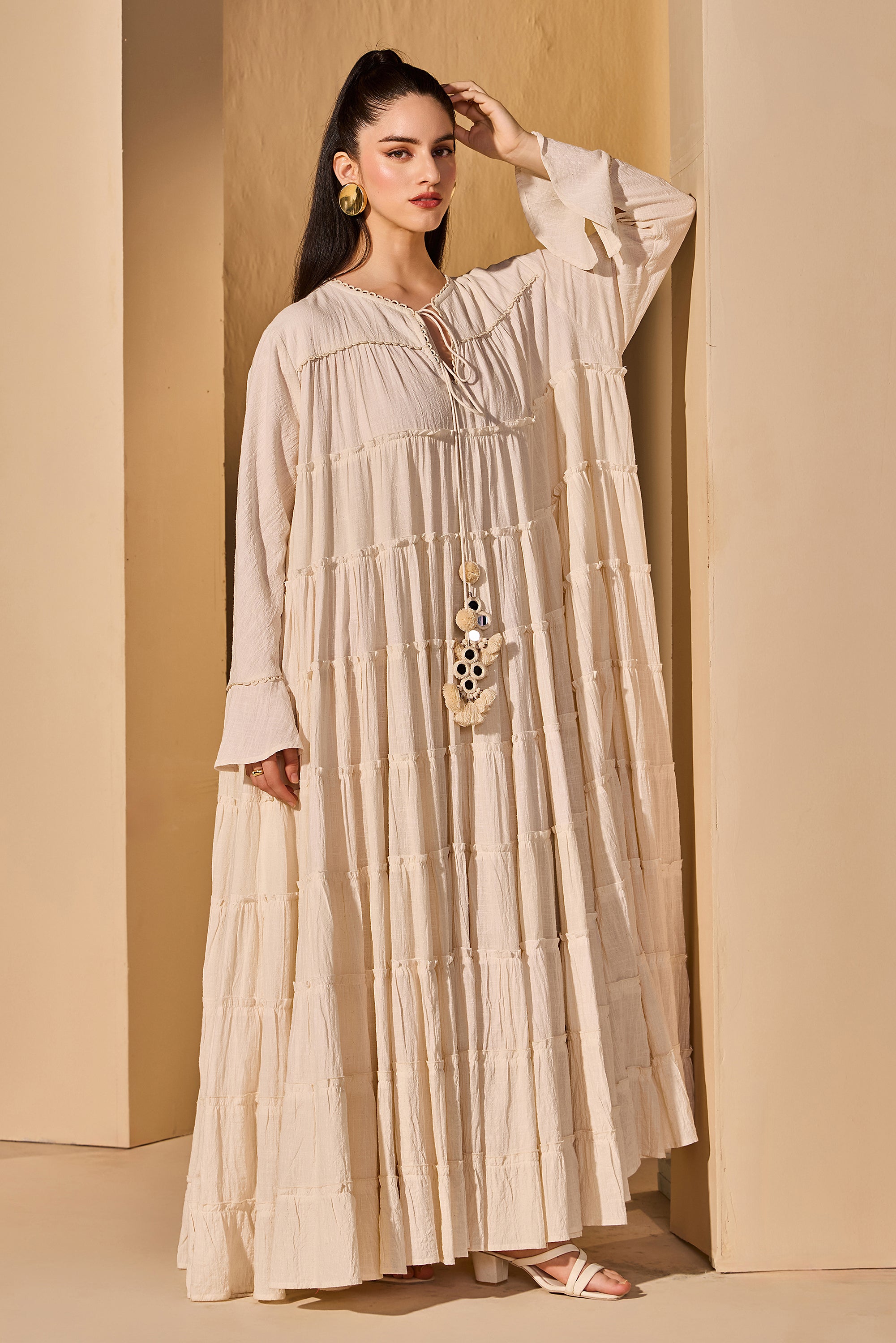 Iridessa Cotton Slub Dress