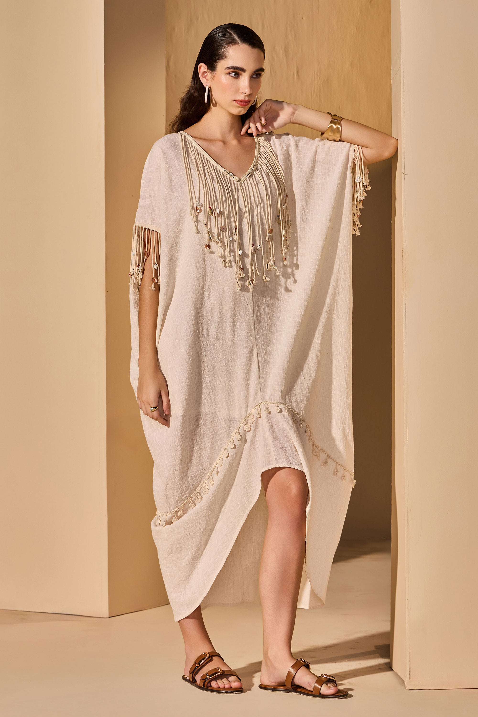 Violina Cotton Slub Dress
