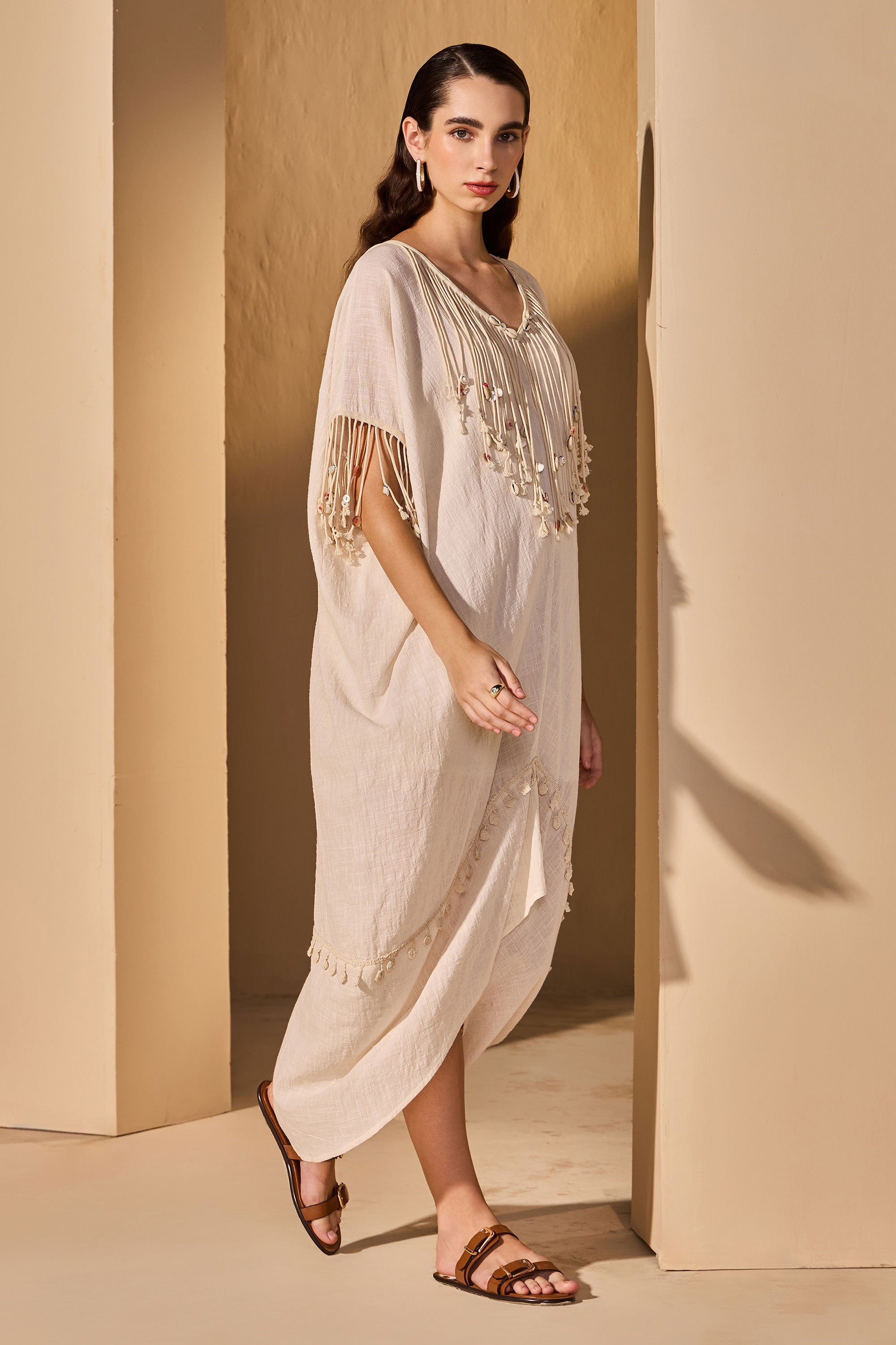Violina Cotton Slub Dress