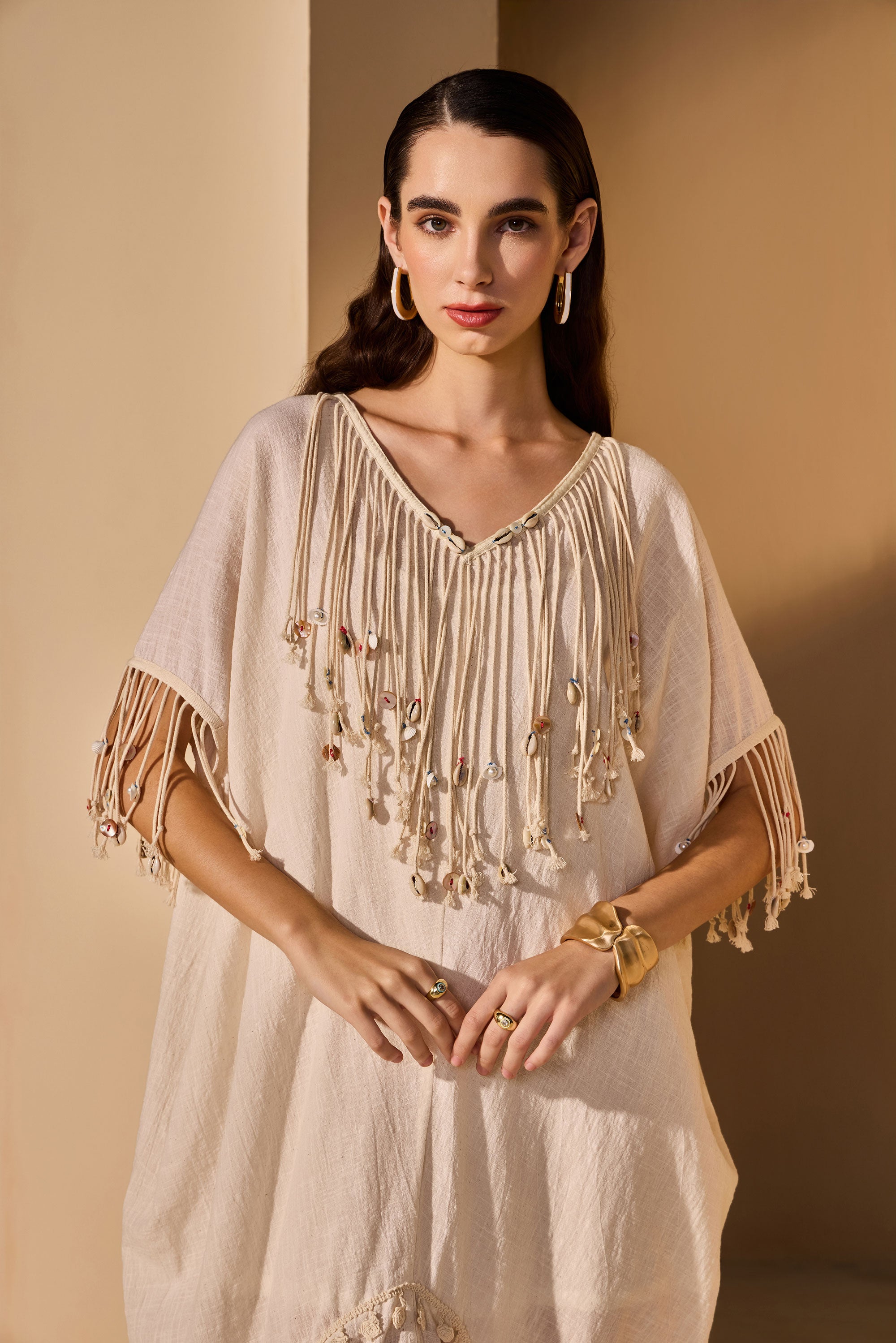 Violina Cotton Slub Dress