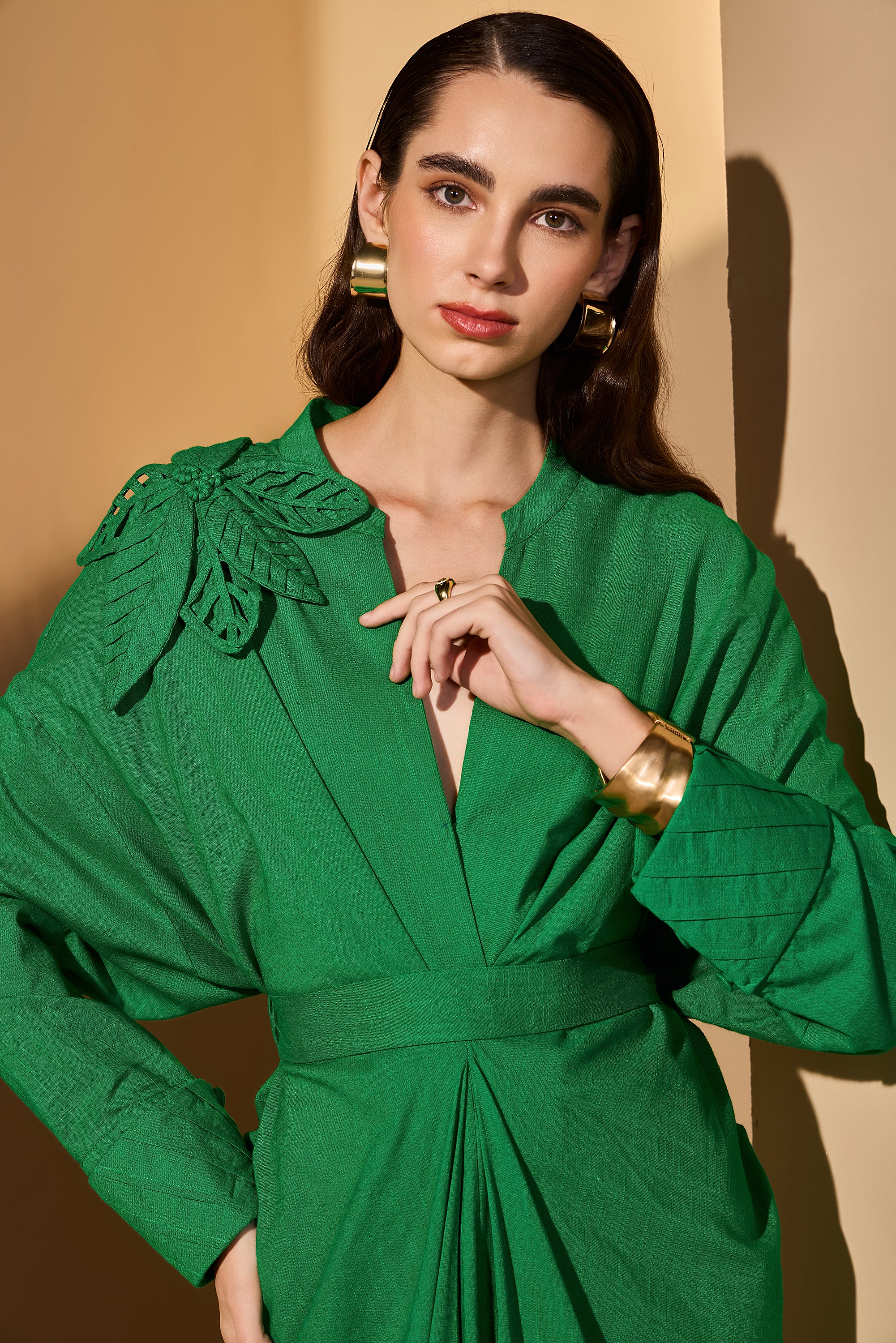 Rhosyn Cotton Slub Dress