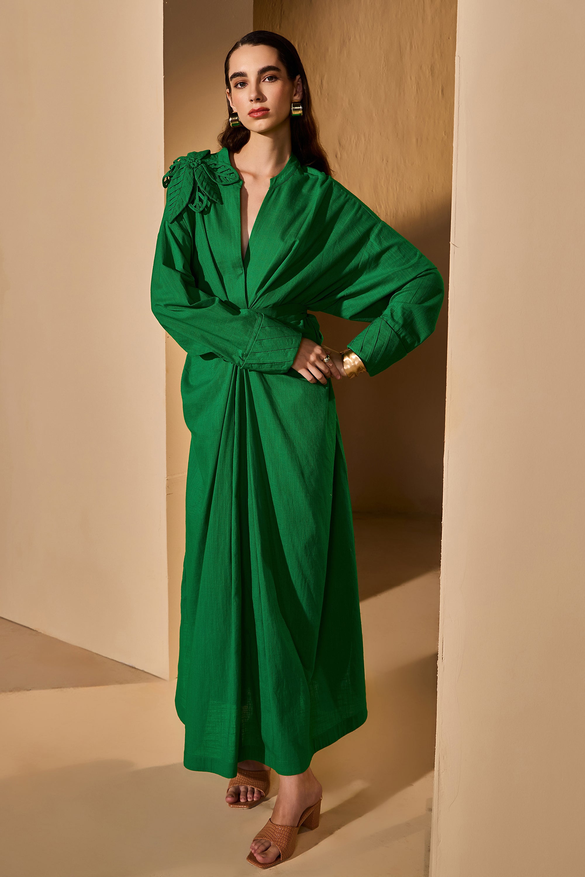 Rhosyn Cotton Slub Dress