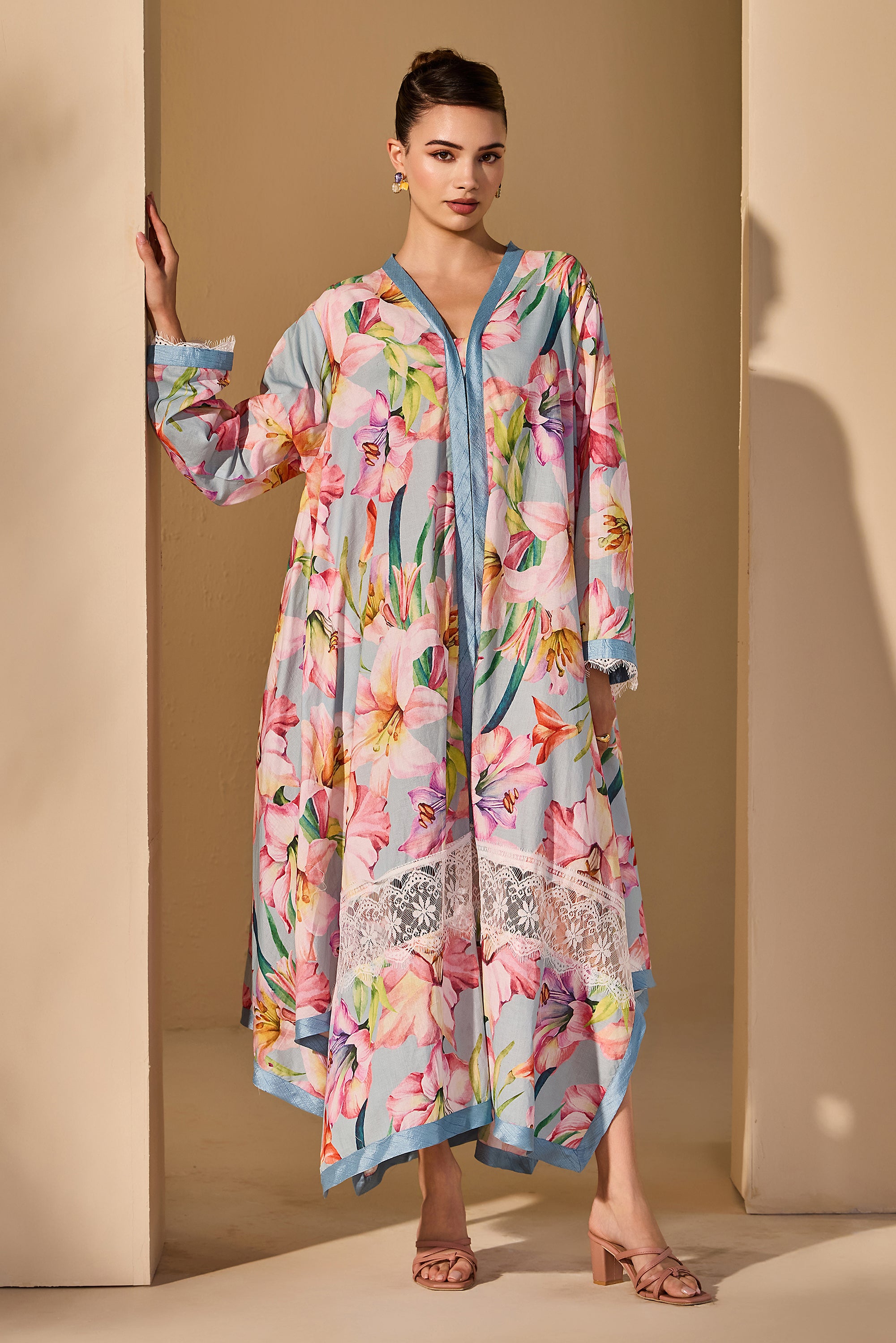 Aveline Cotton Printed Dress