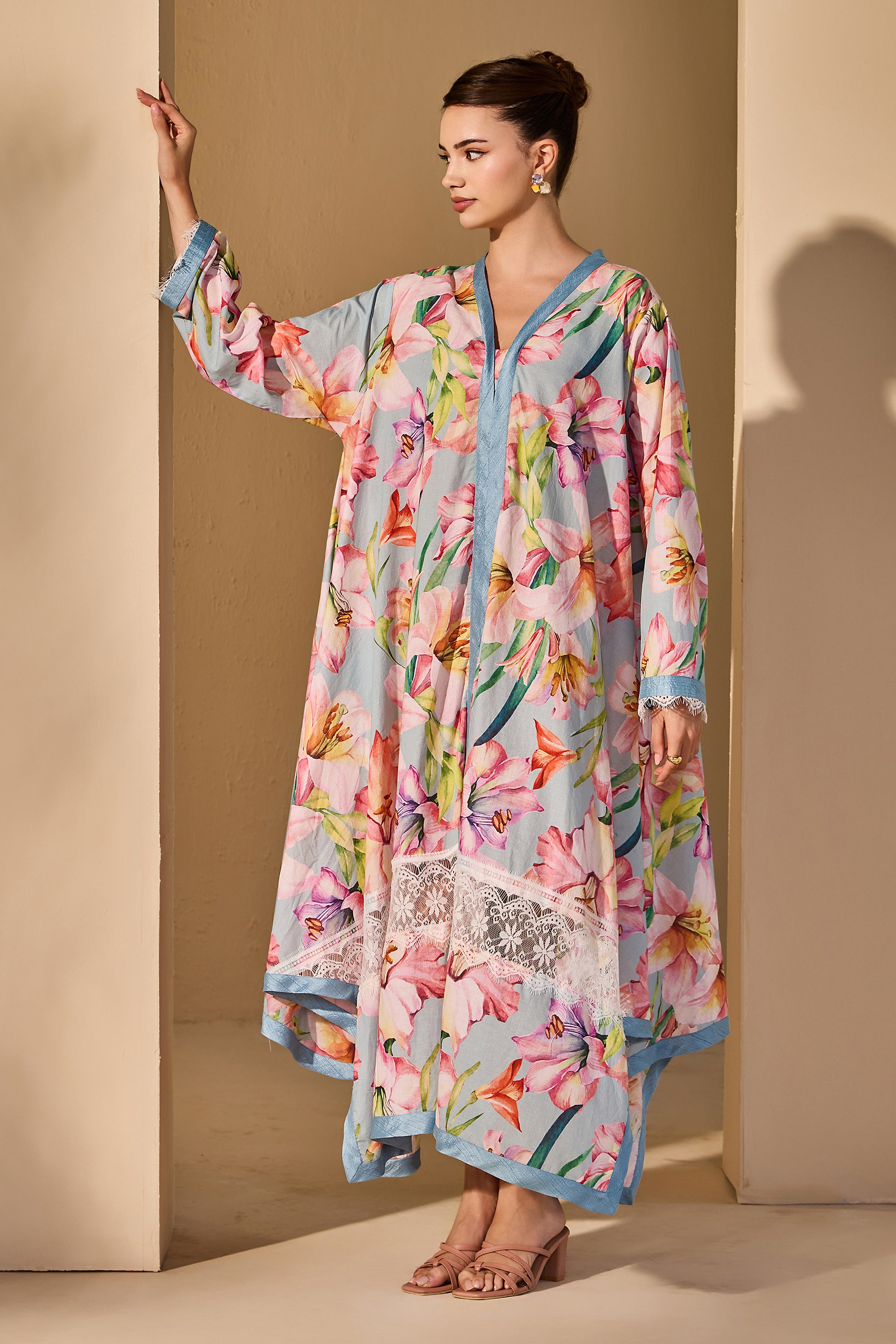 Aveline Cotton Printed Dress