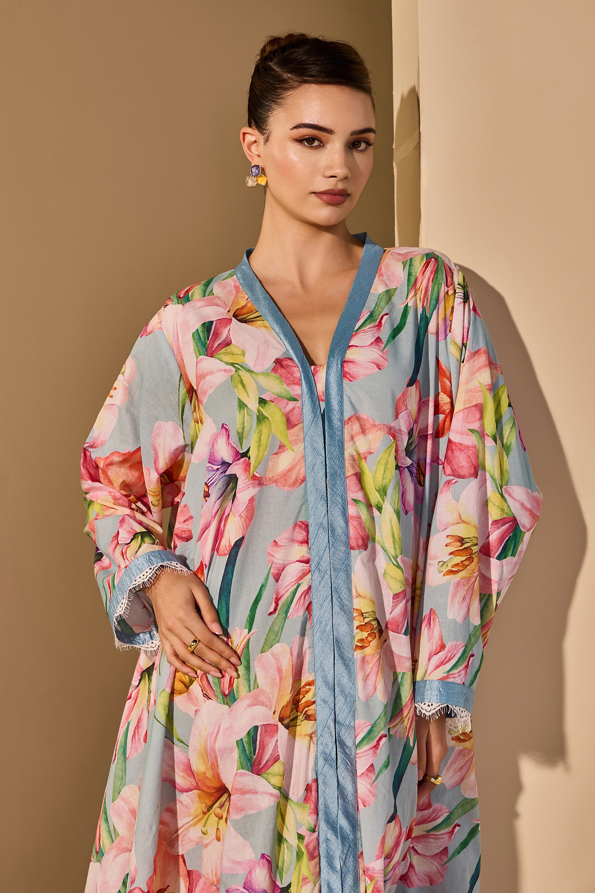 Aveline Cotton Printed Dress