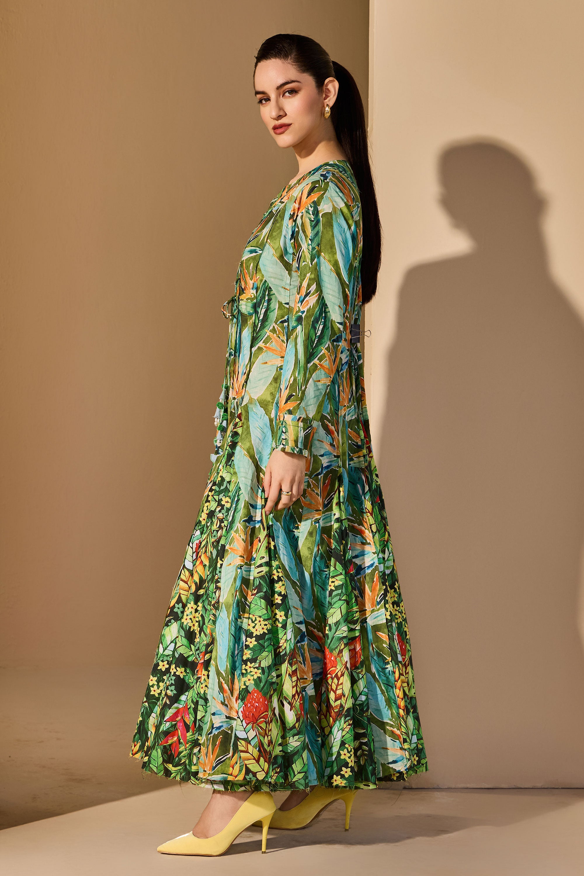 Naeva Elle Cotton Printed Dress