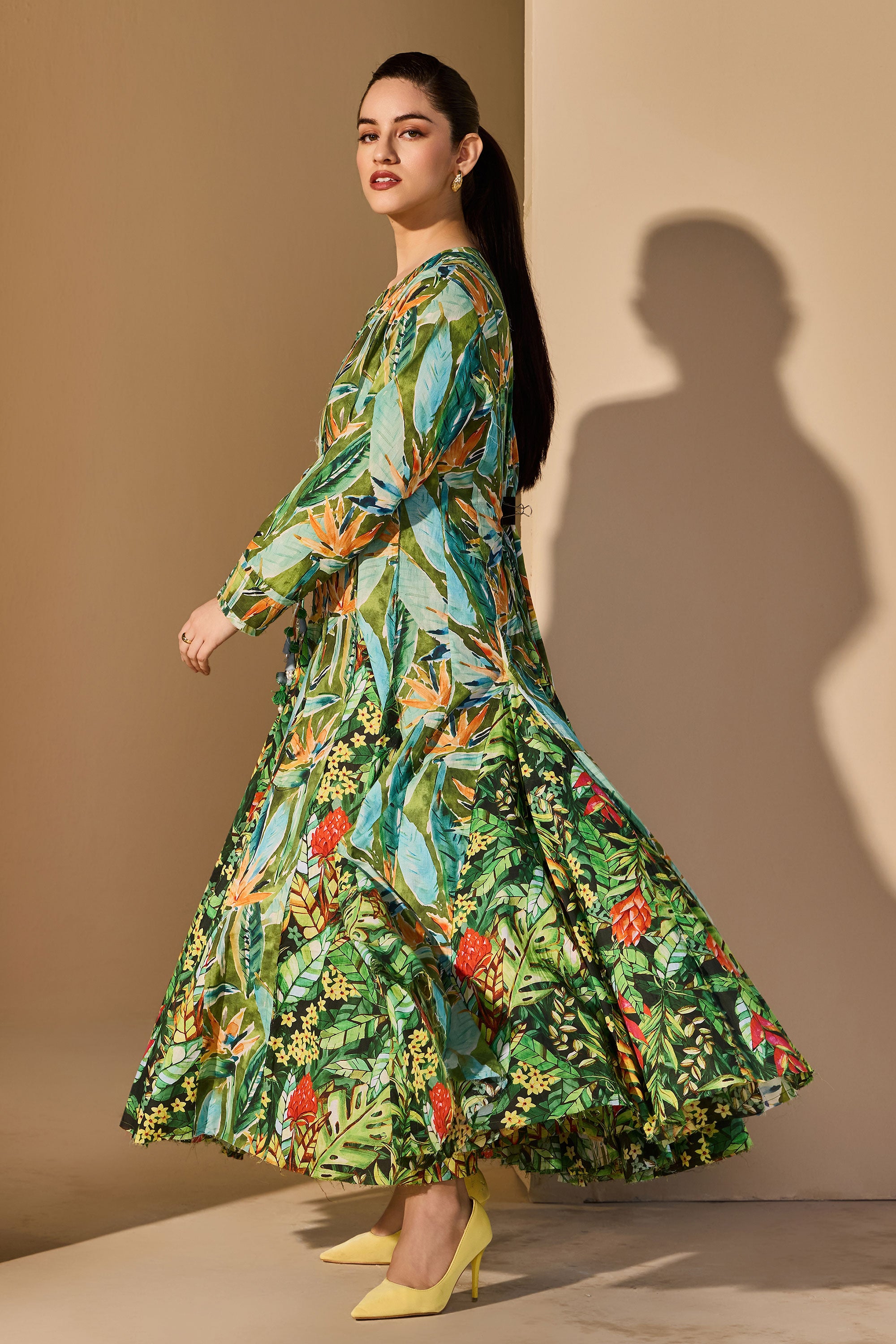Naeva Elle Cotton Printed Dress