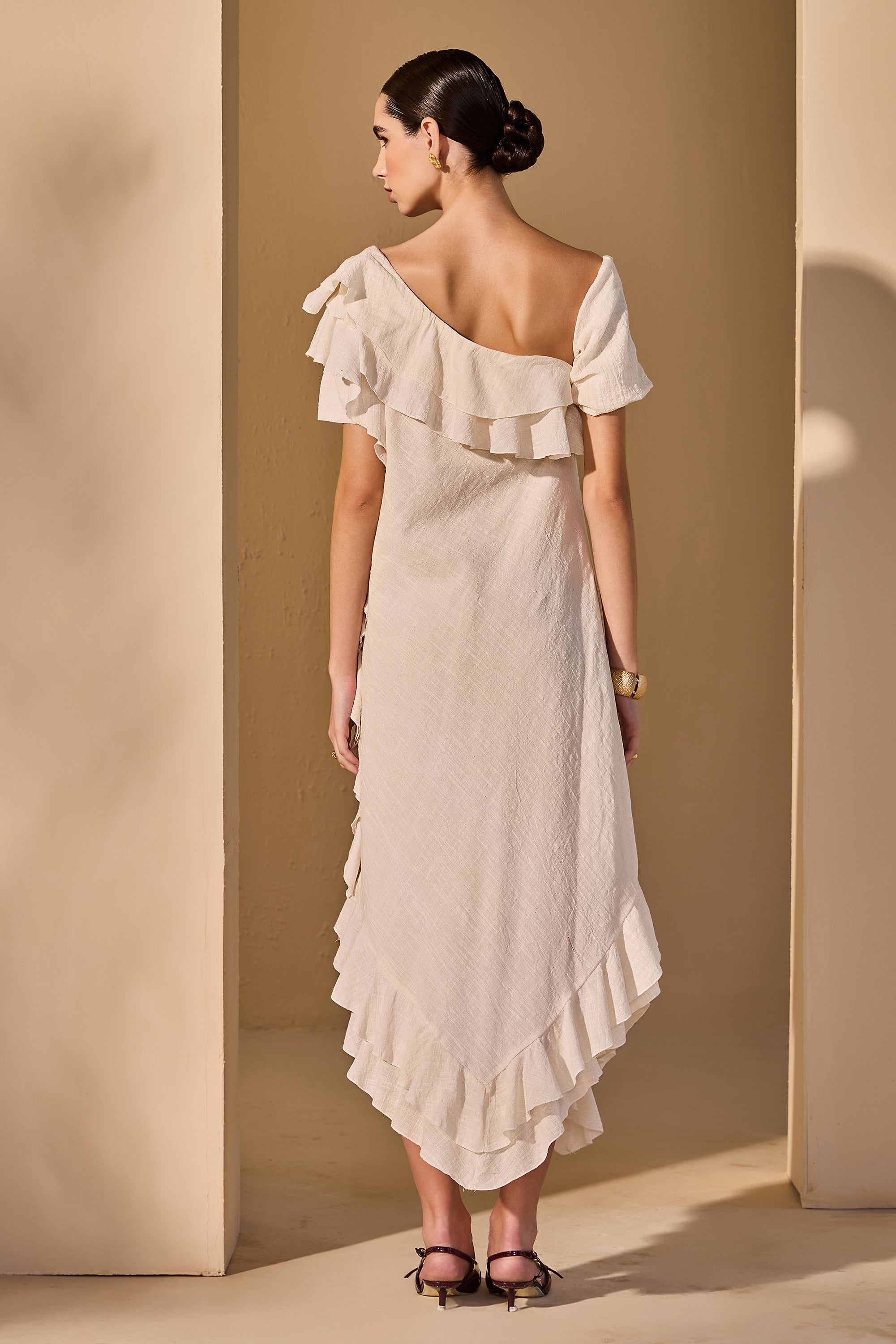 Vivika Cotton Slub Dress