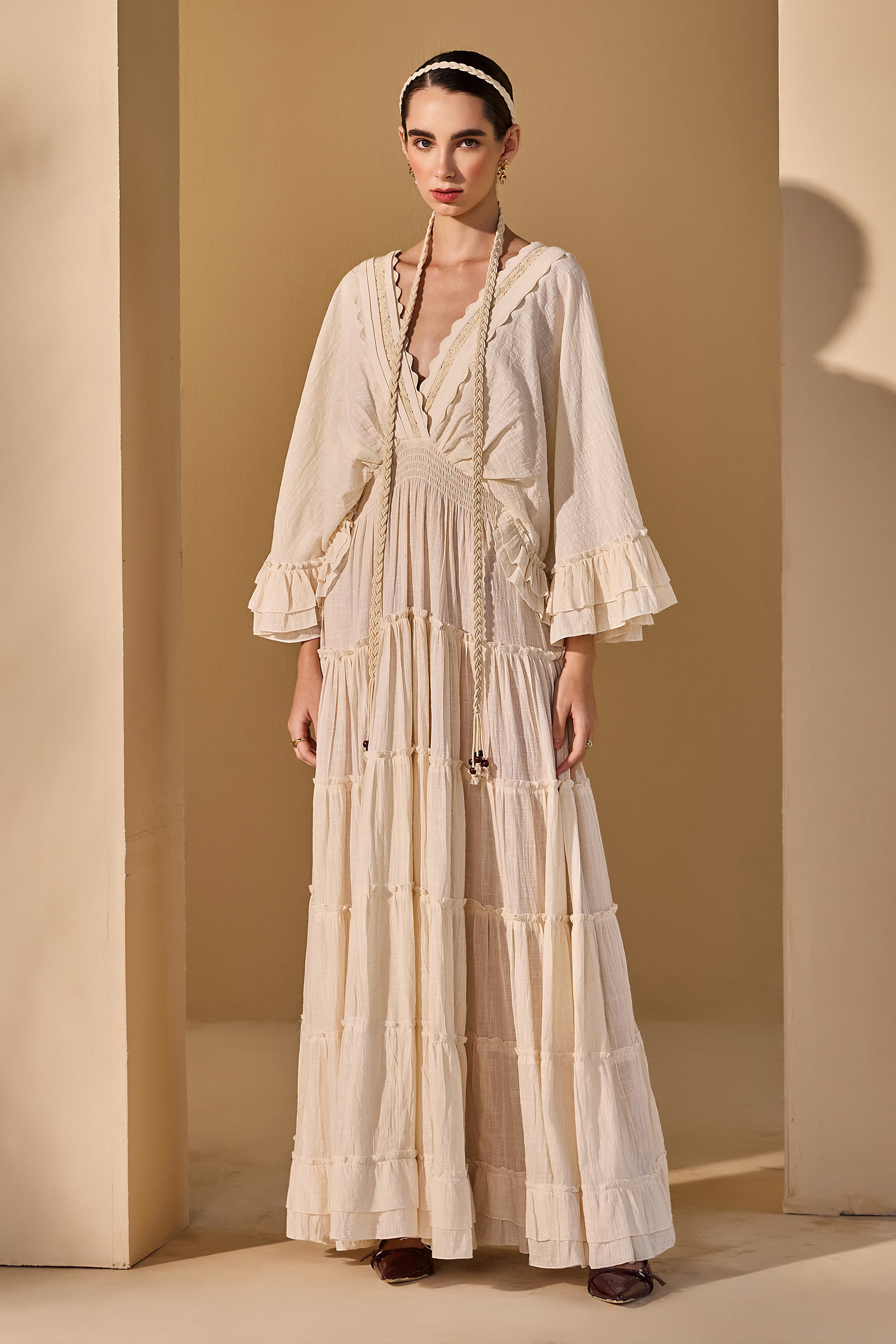 Lenore Cotton Slub Dress