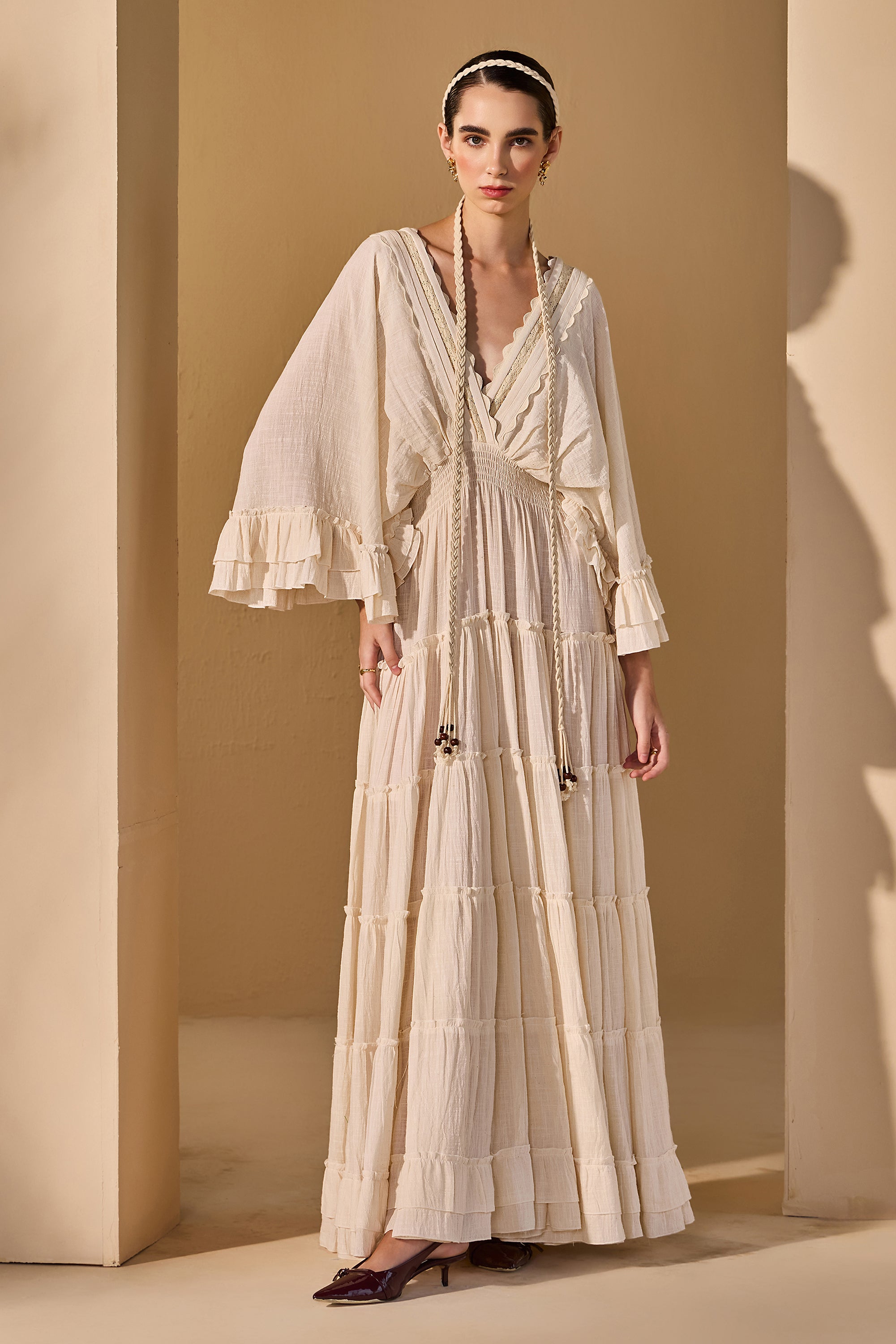 Lenore Cotton Slub Dress