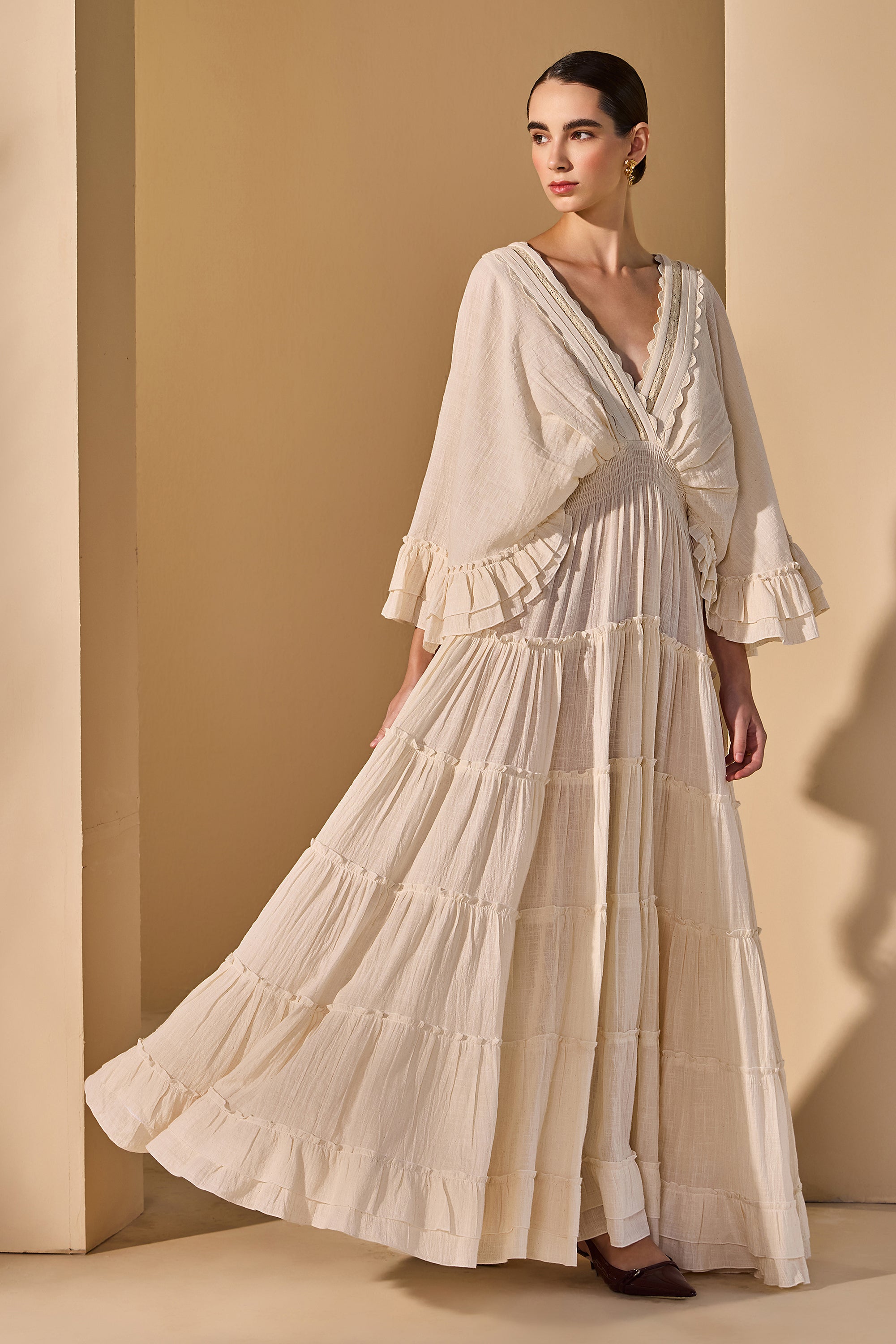 Lenore Cotton Slub Dress