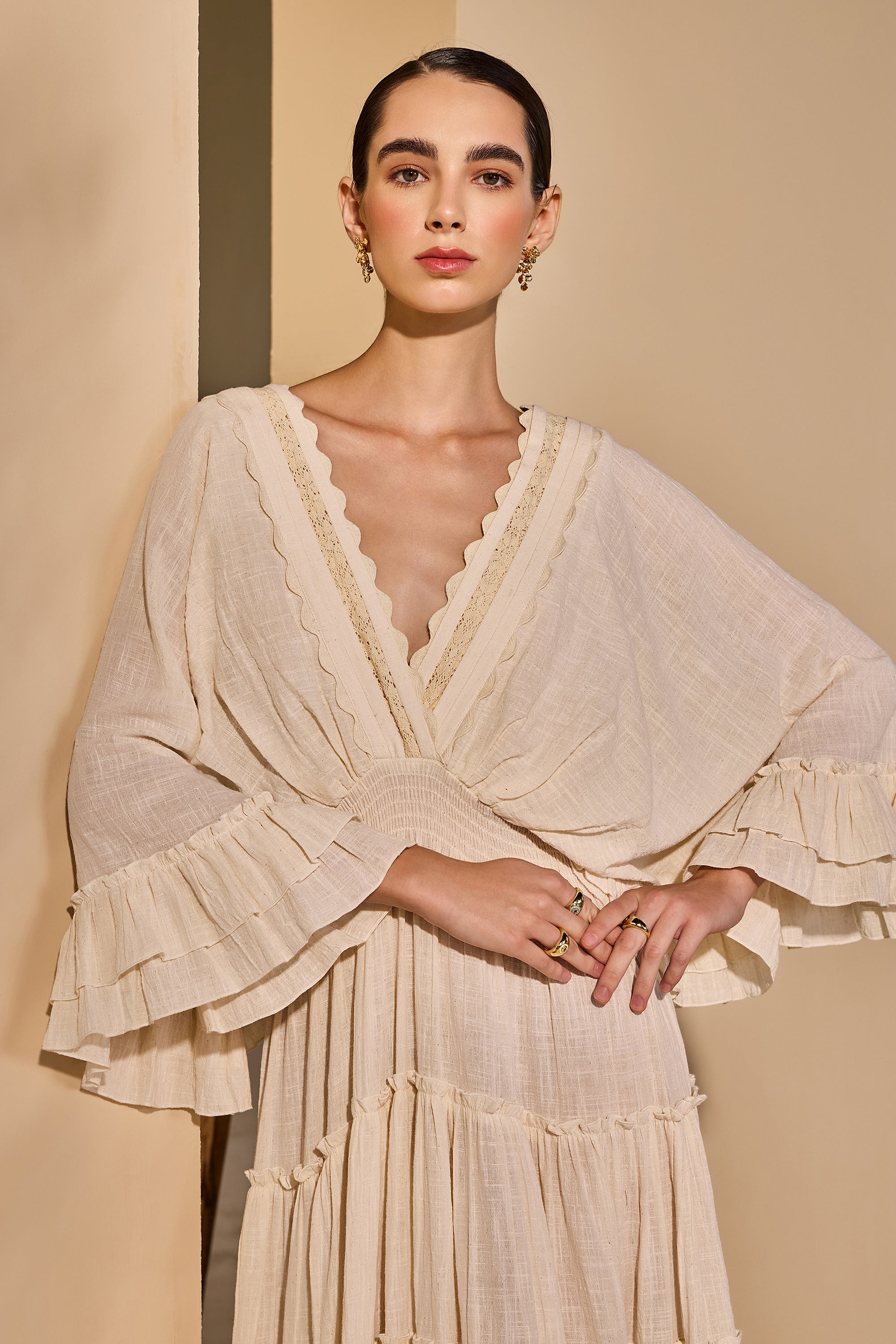 Lenore Cotton Slub Dress