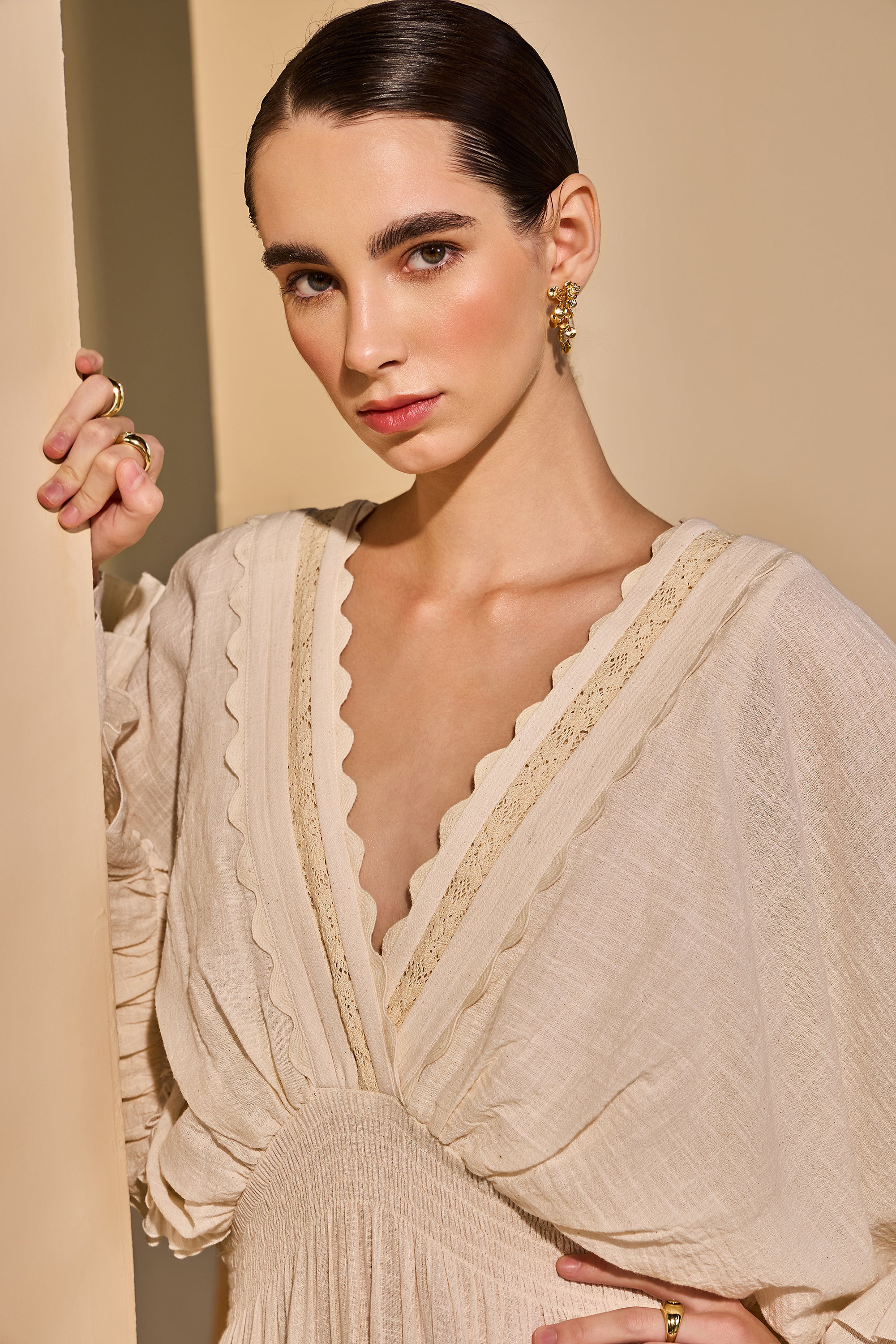 Lenore Cotton Slub Dress