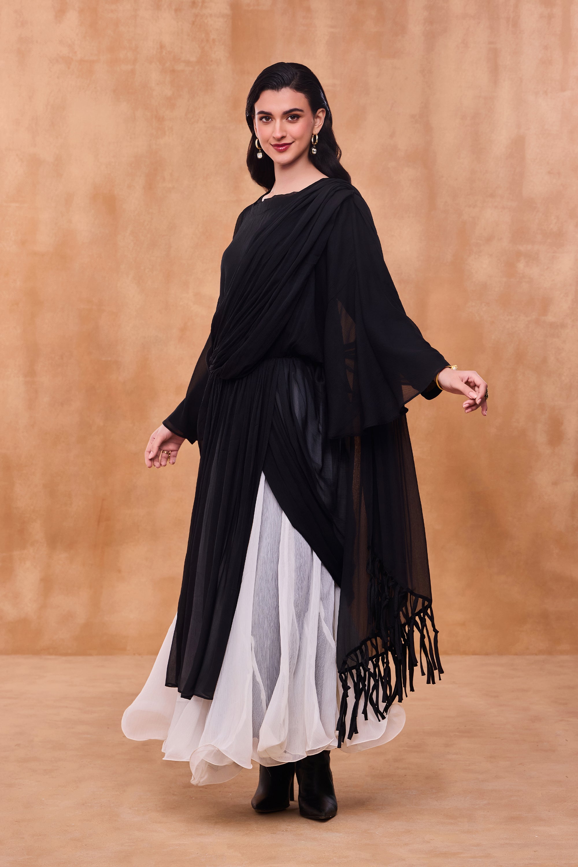 Delonna Draped Kaftan