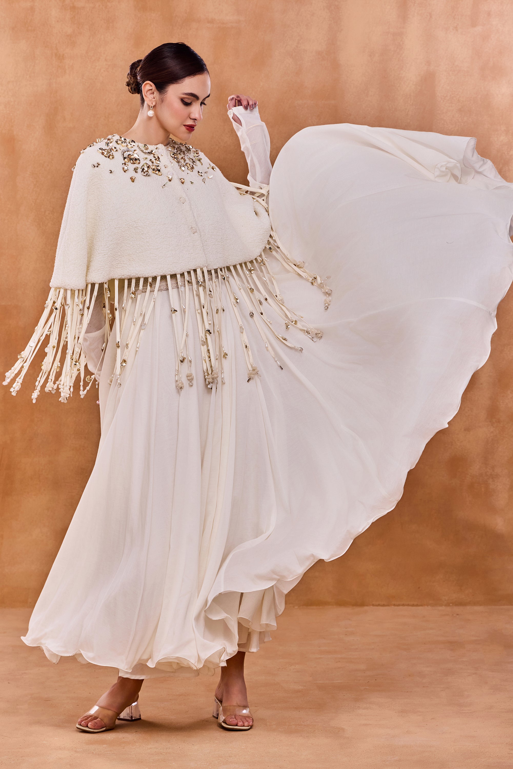 Orsylia Embellished Cape