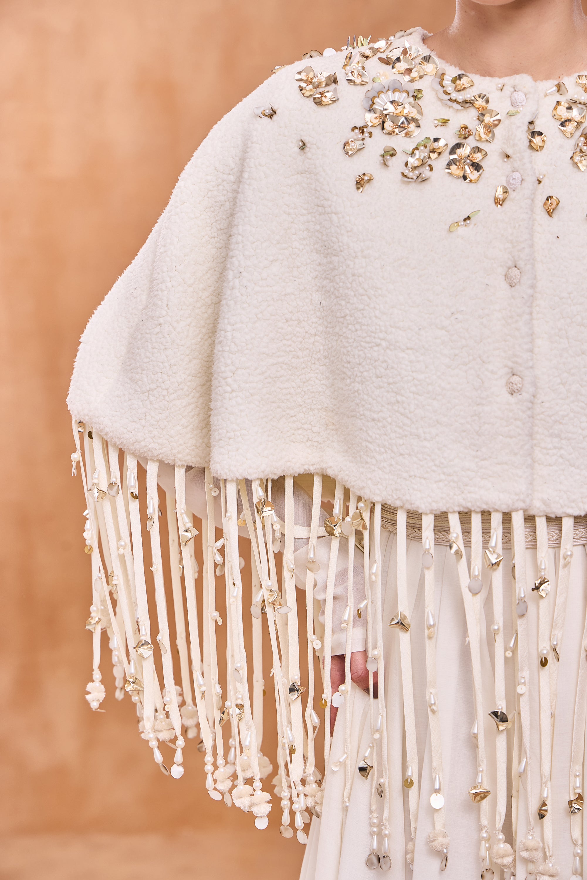 Orsylia Embellished Cape