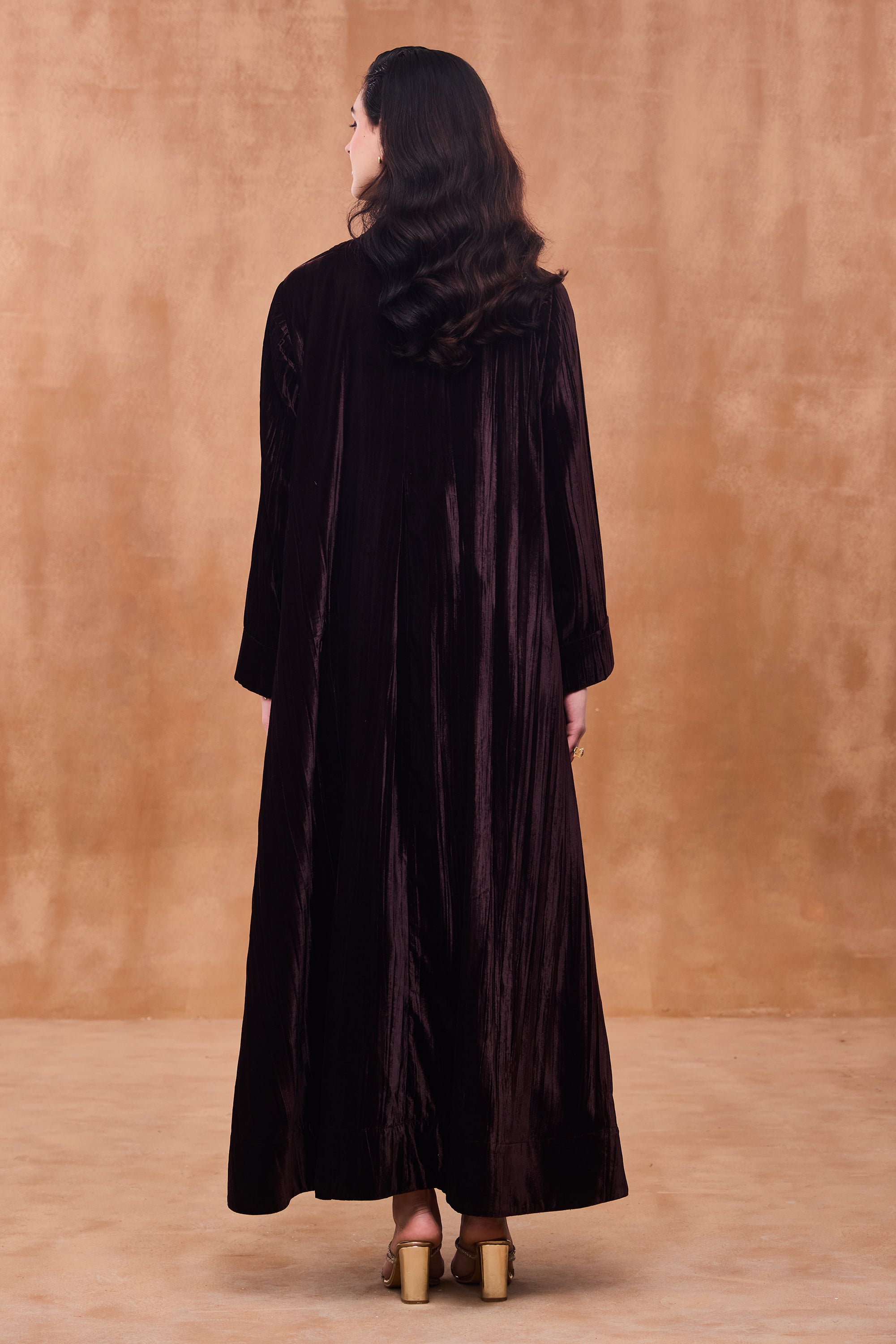 Jalvira Eyelet Detailing Abaya