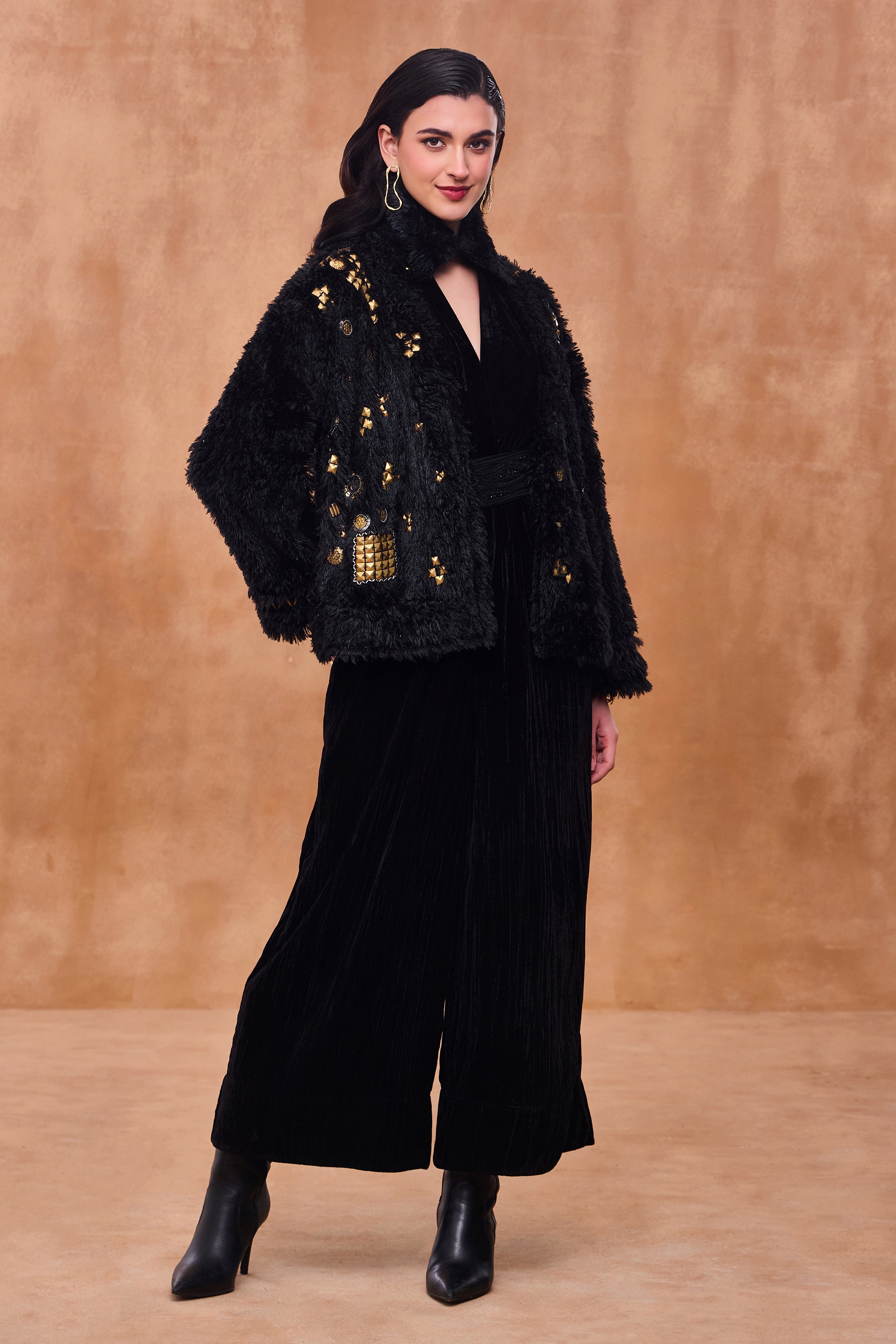 Maritzae Short Jacket & Embellished Jumpsuit