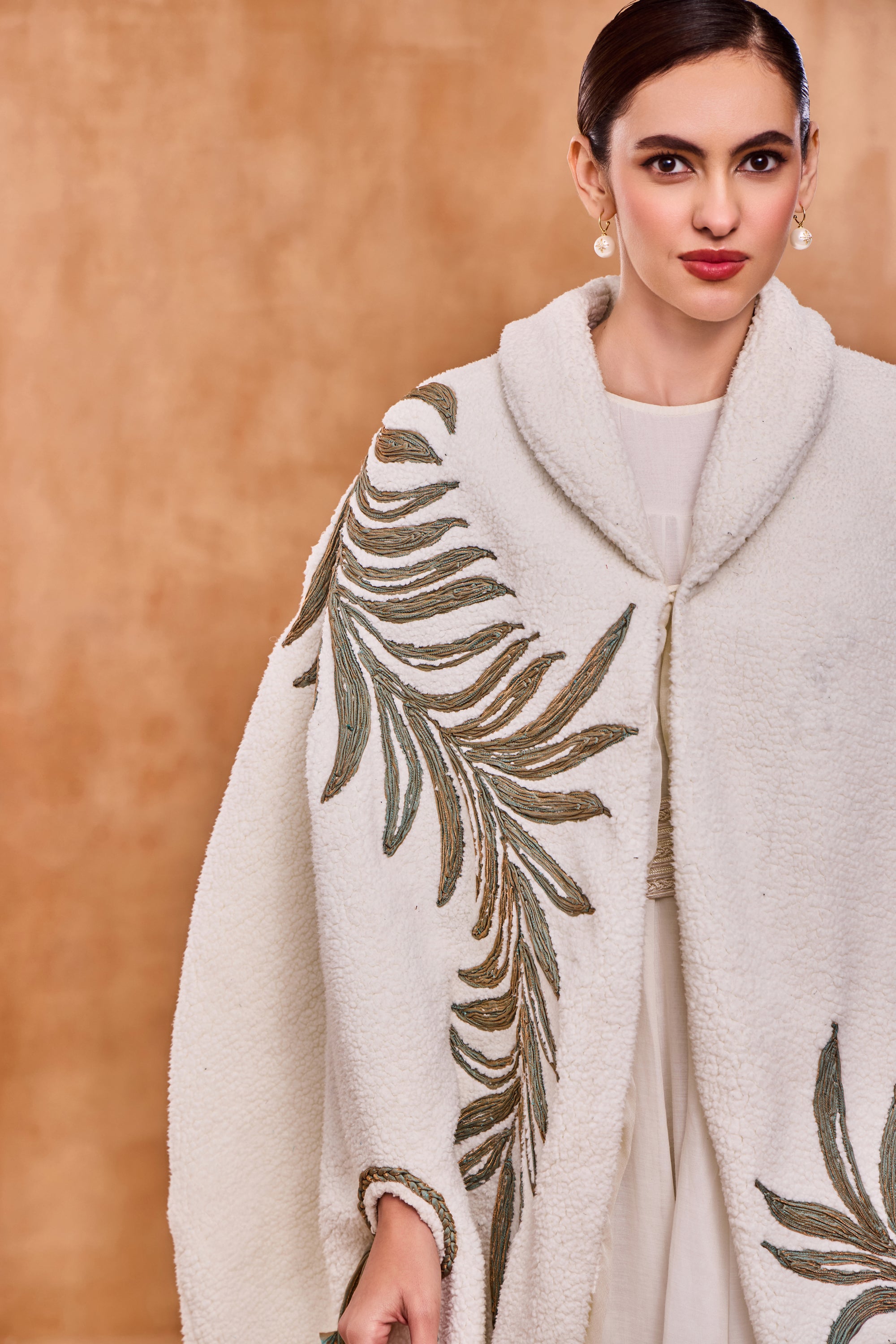 Danisse Embroidered Cape